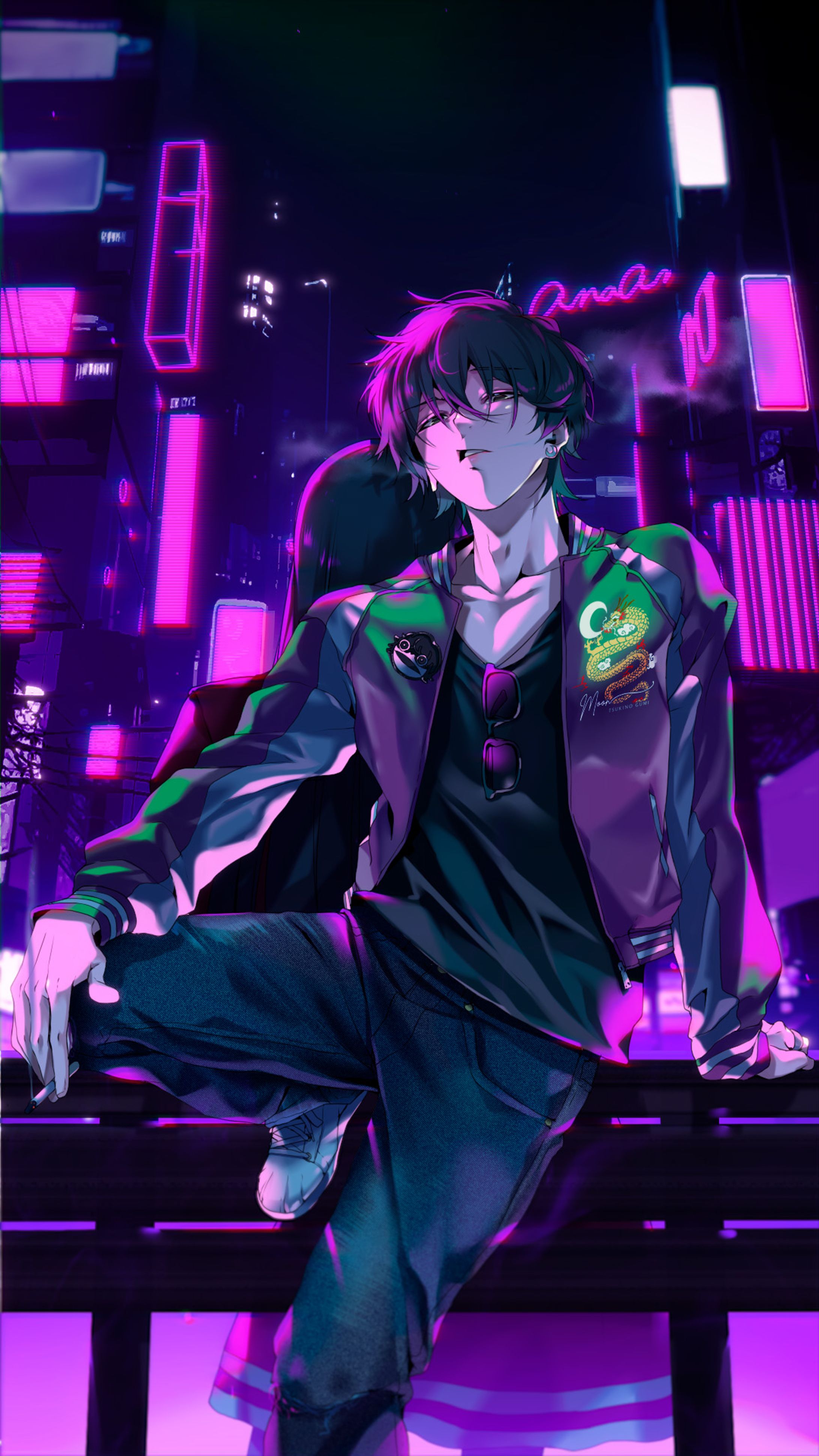 ネオンと男-1