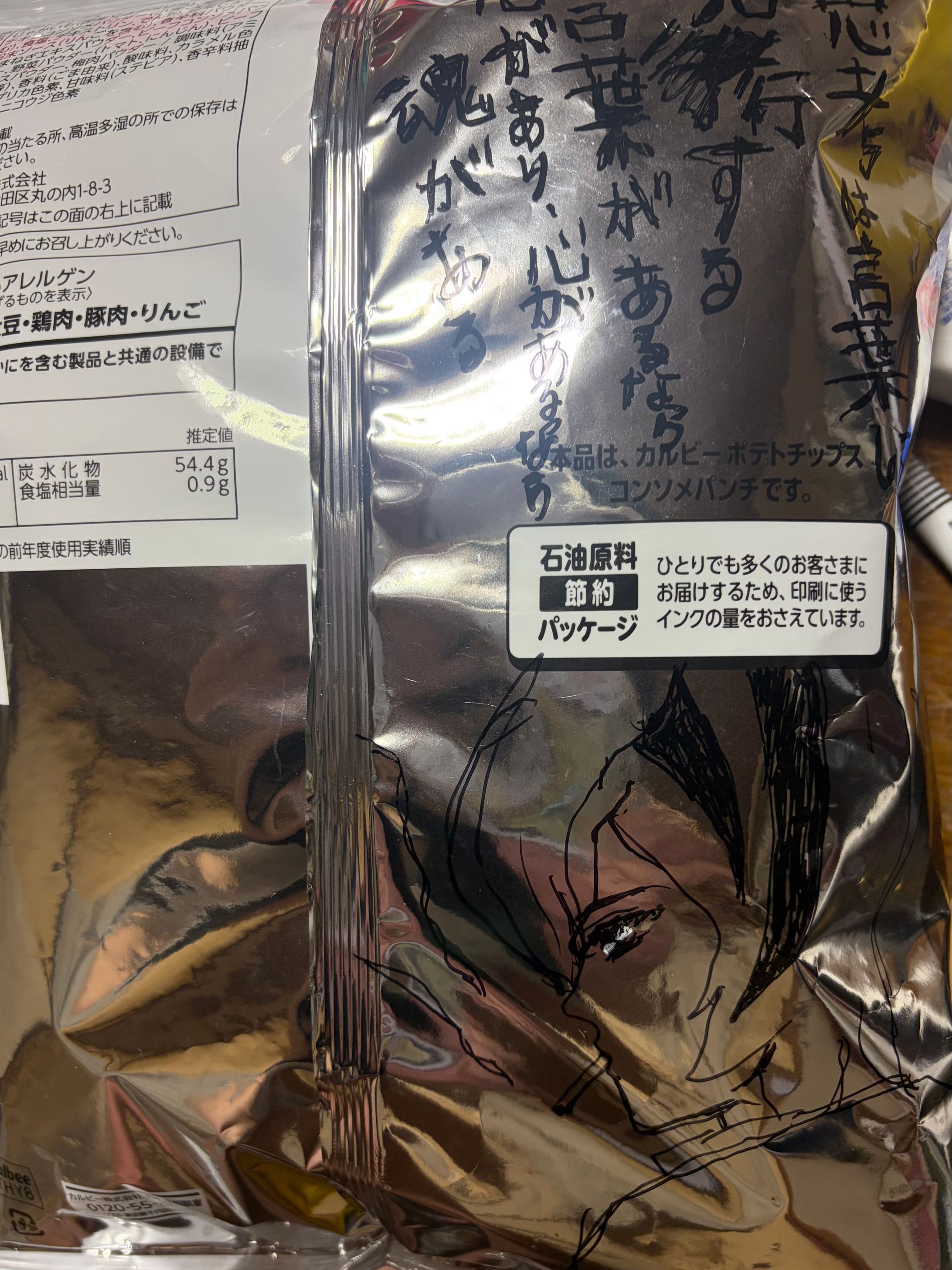 ポテトチップスお絵描き 屍者の帝国フライデー②-1