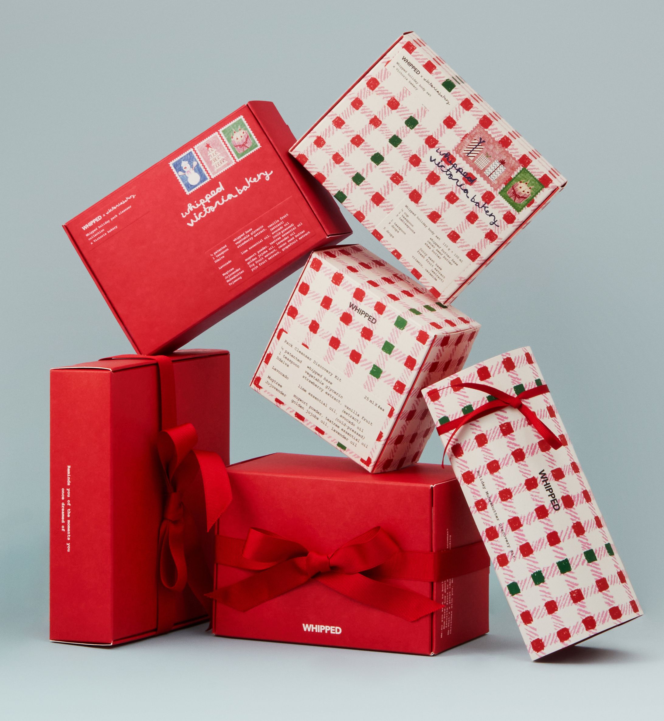 Whipped – Illustration for Holiday Limited Collection Packaging  / Whipped ホリデーコレクションパッケージイラスト-1