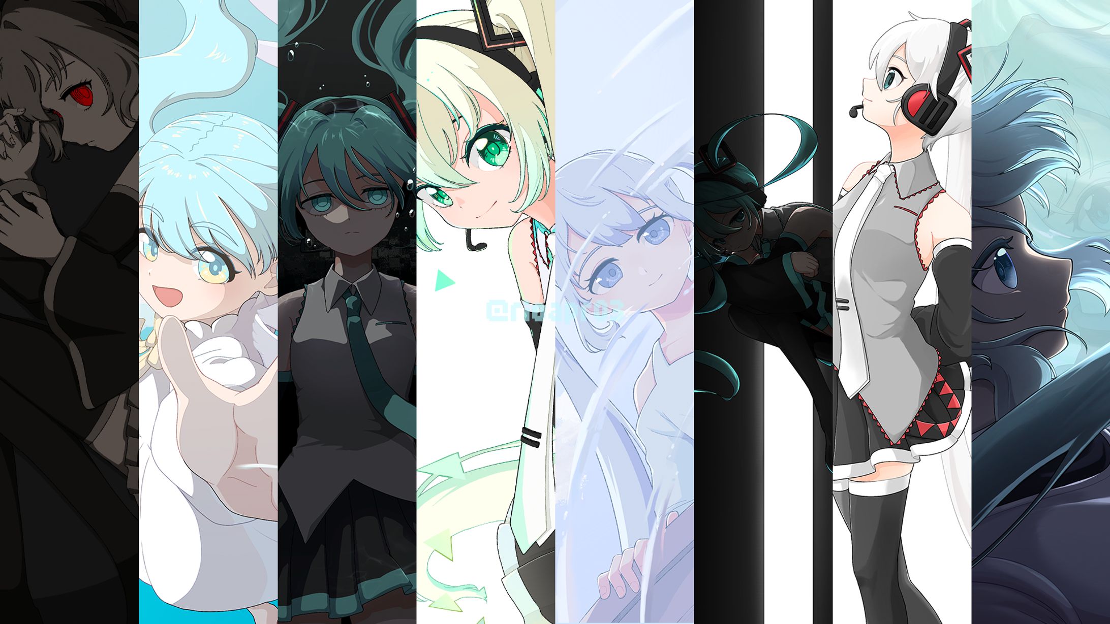 ボカロ楽曲ジャケットイラスト②-1