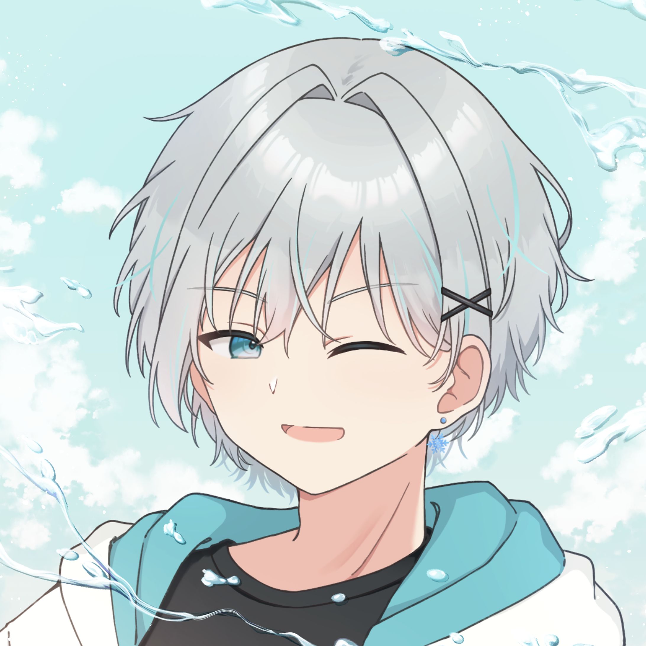 冬音みぞれ様 イラスト 表情3種+アイコン-1