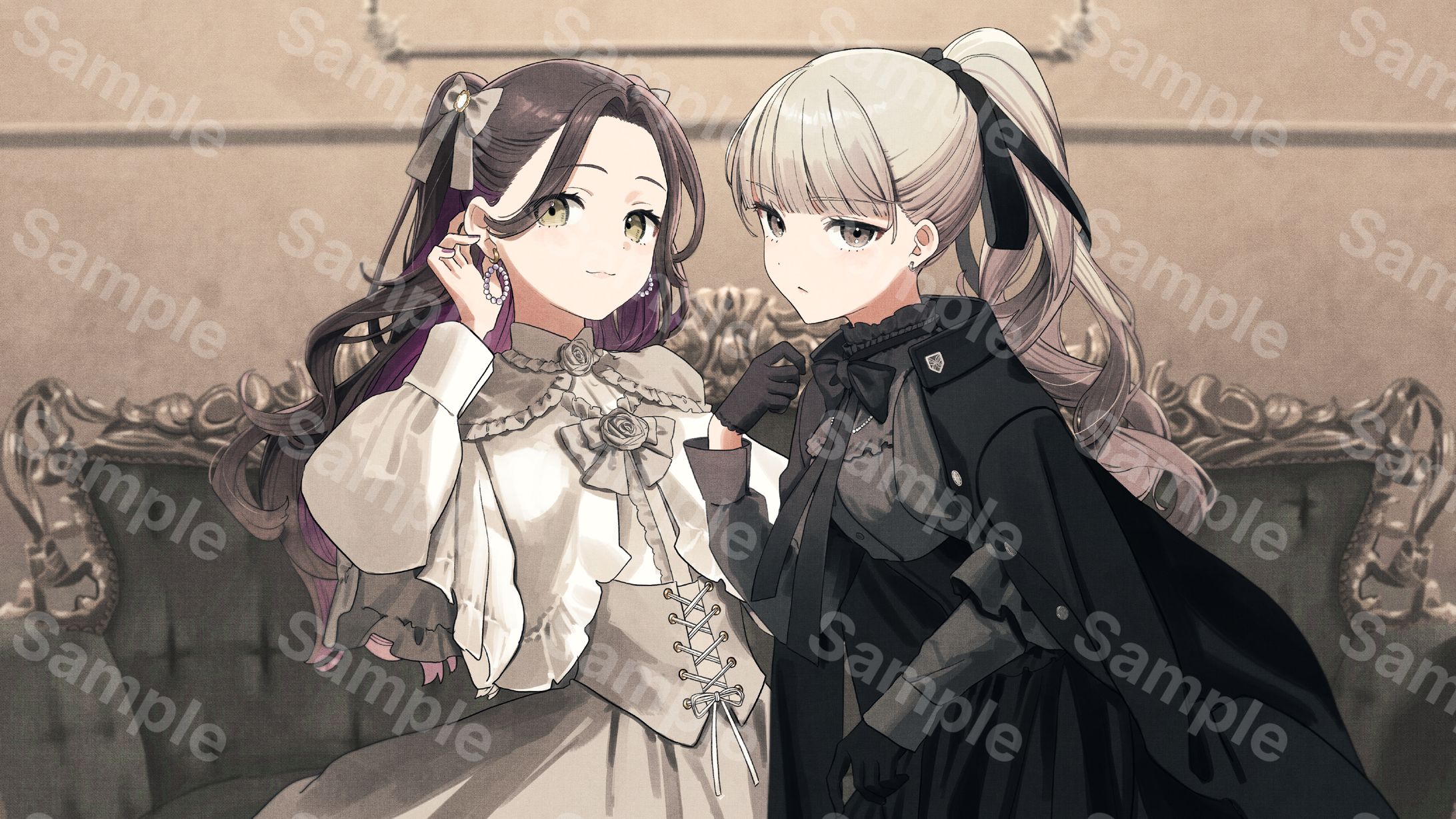 純潔-サフィニア- New Digital Single 「デトックス愛♡ 白石ロア×佐藤シア」 MVイラスト-1