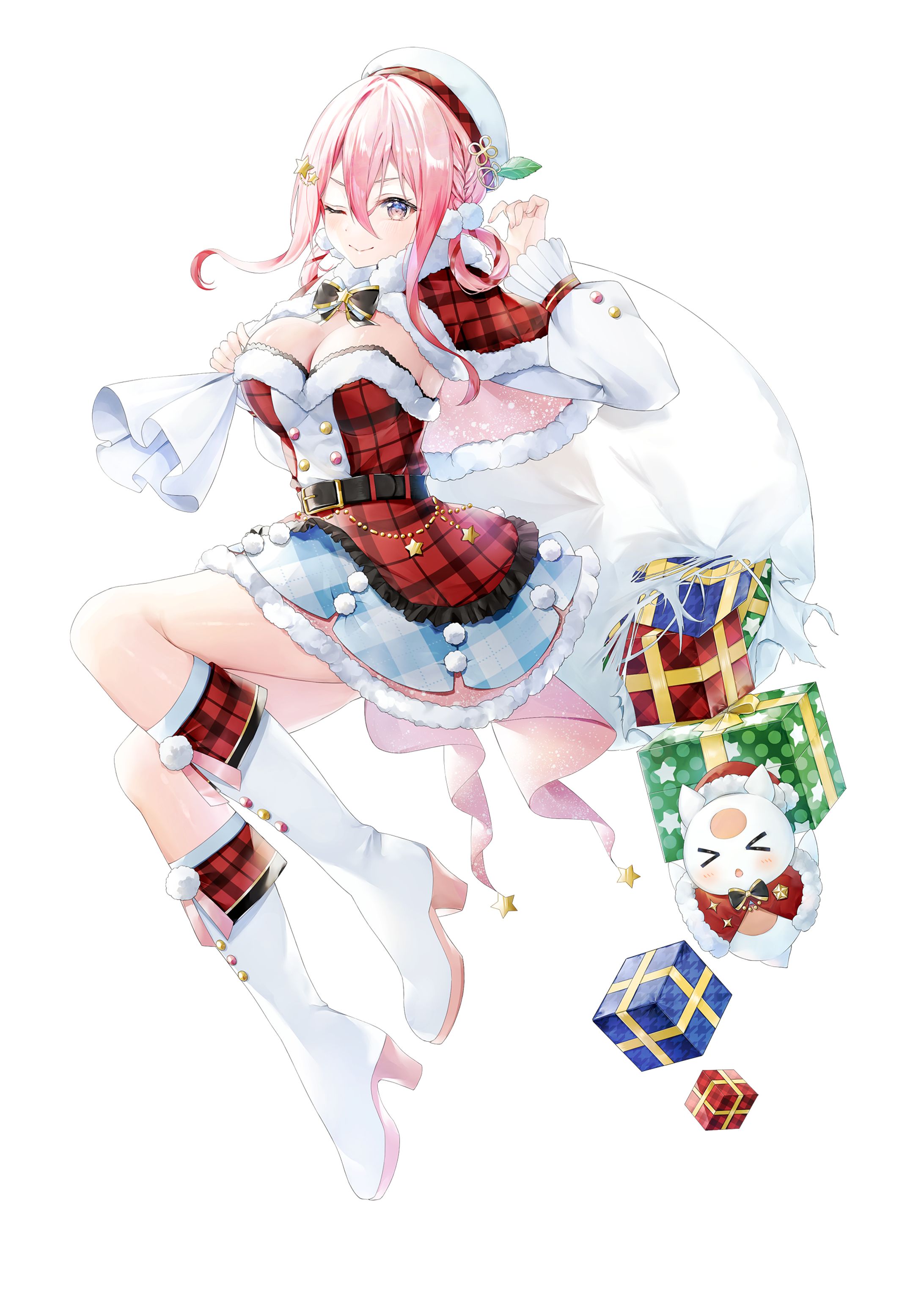【実績】REALITY Studios株式会社　龍ヶ浜ゅぇ様　クリスマスグッズ&キービジュアル -1