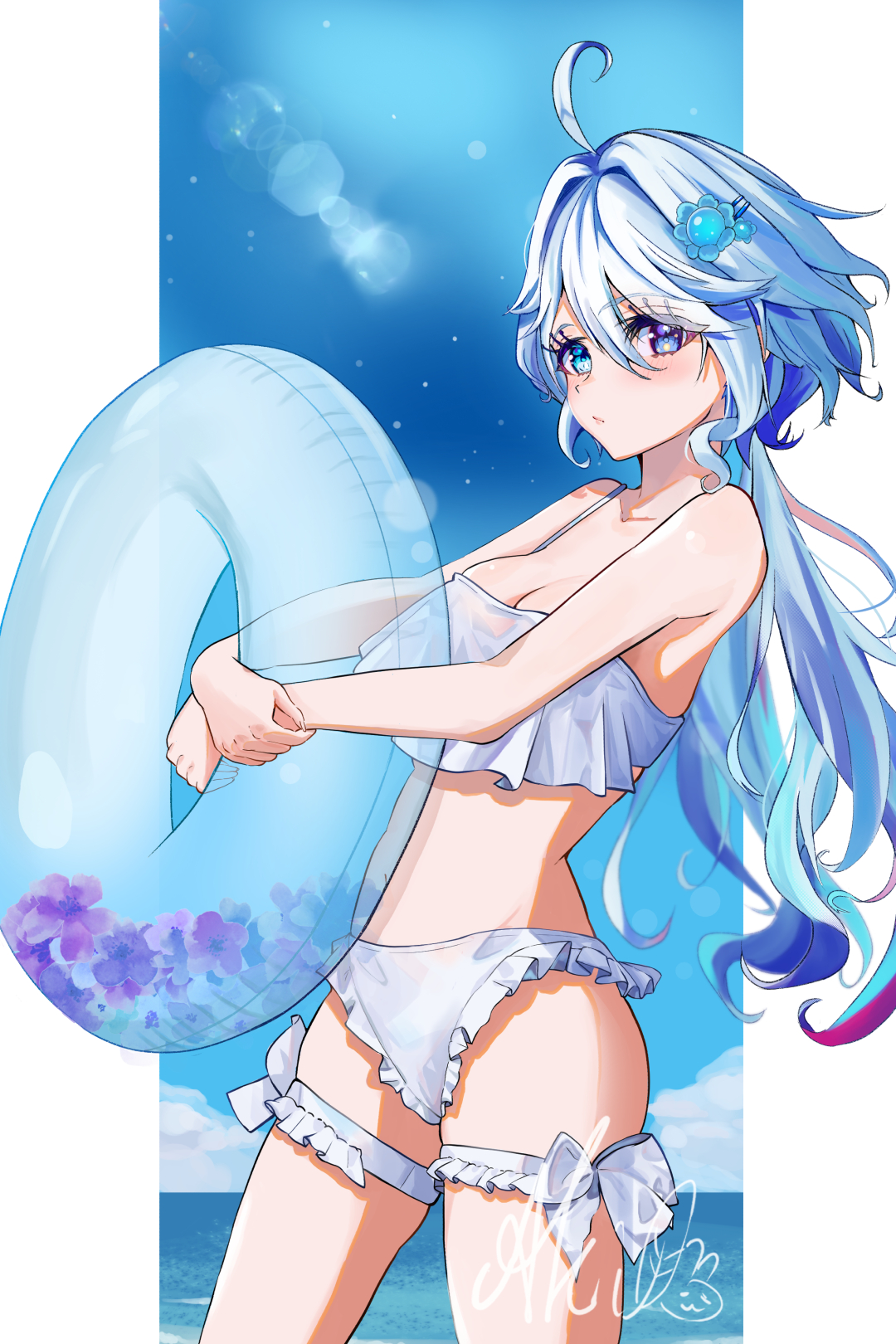 α2 ウマ娘 水しぶき&ビキニ アドマイヤベガ スリーブ&プレイマット ウマ娘 アドマイヤベガ