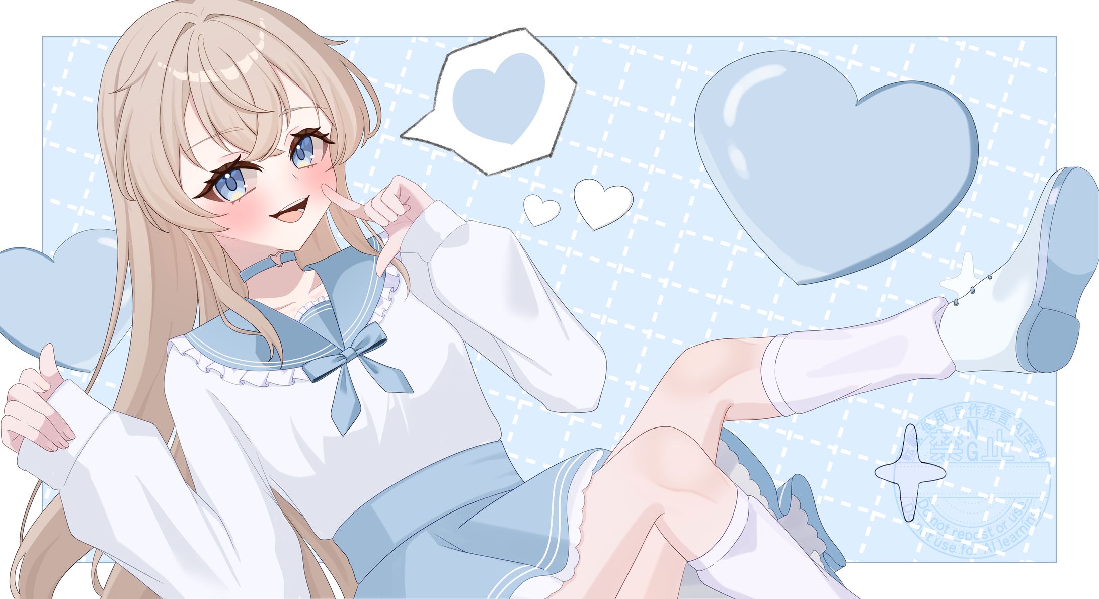 【オリジナル】バナーサイズイラスト-1