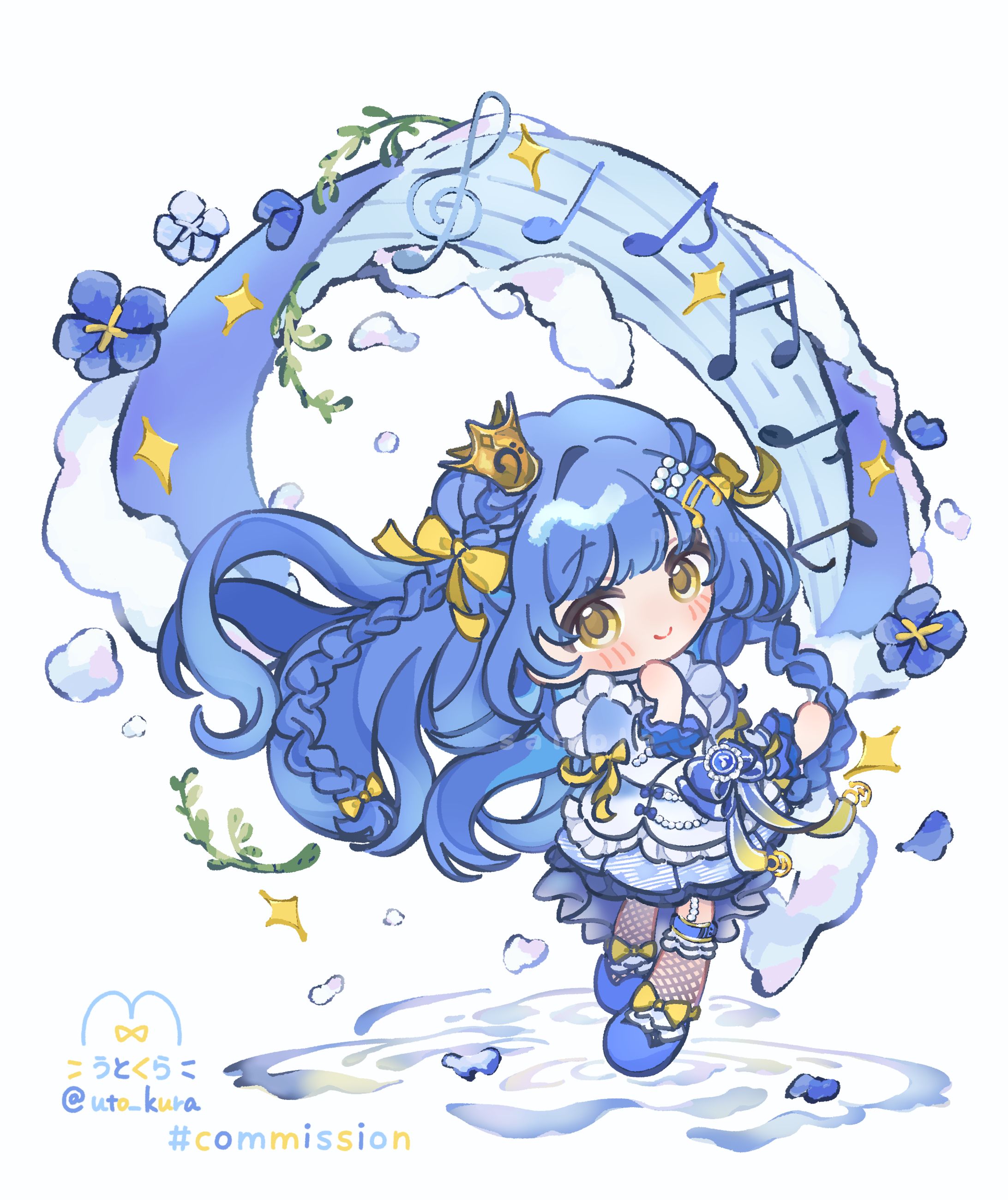 4周年記念イラスト 紡こかげ様-1