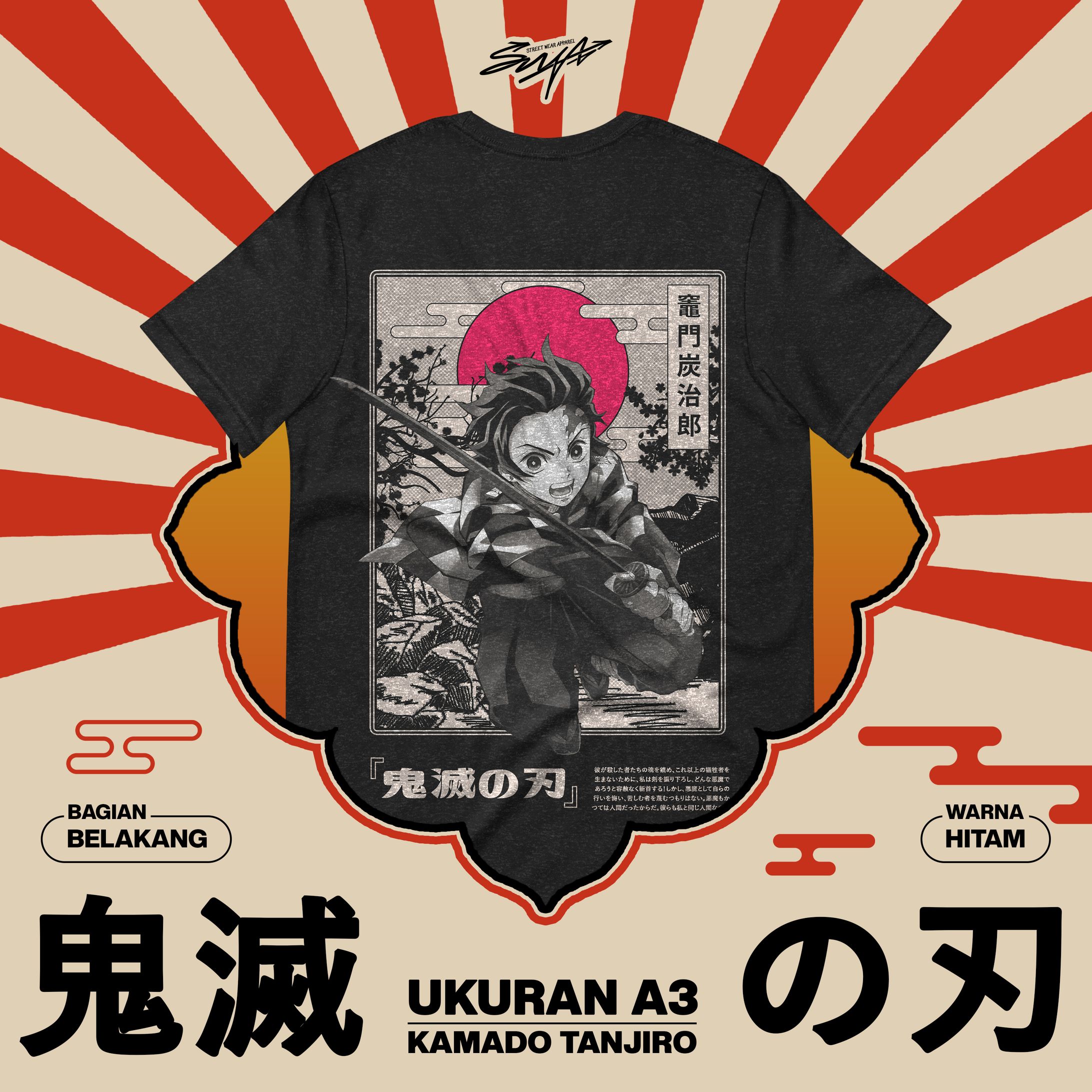cover tshirt tanjiro   back (black)-1