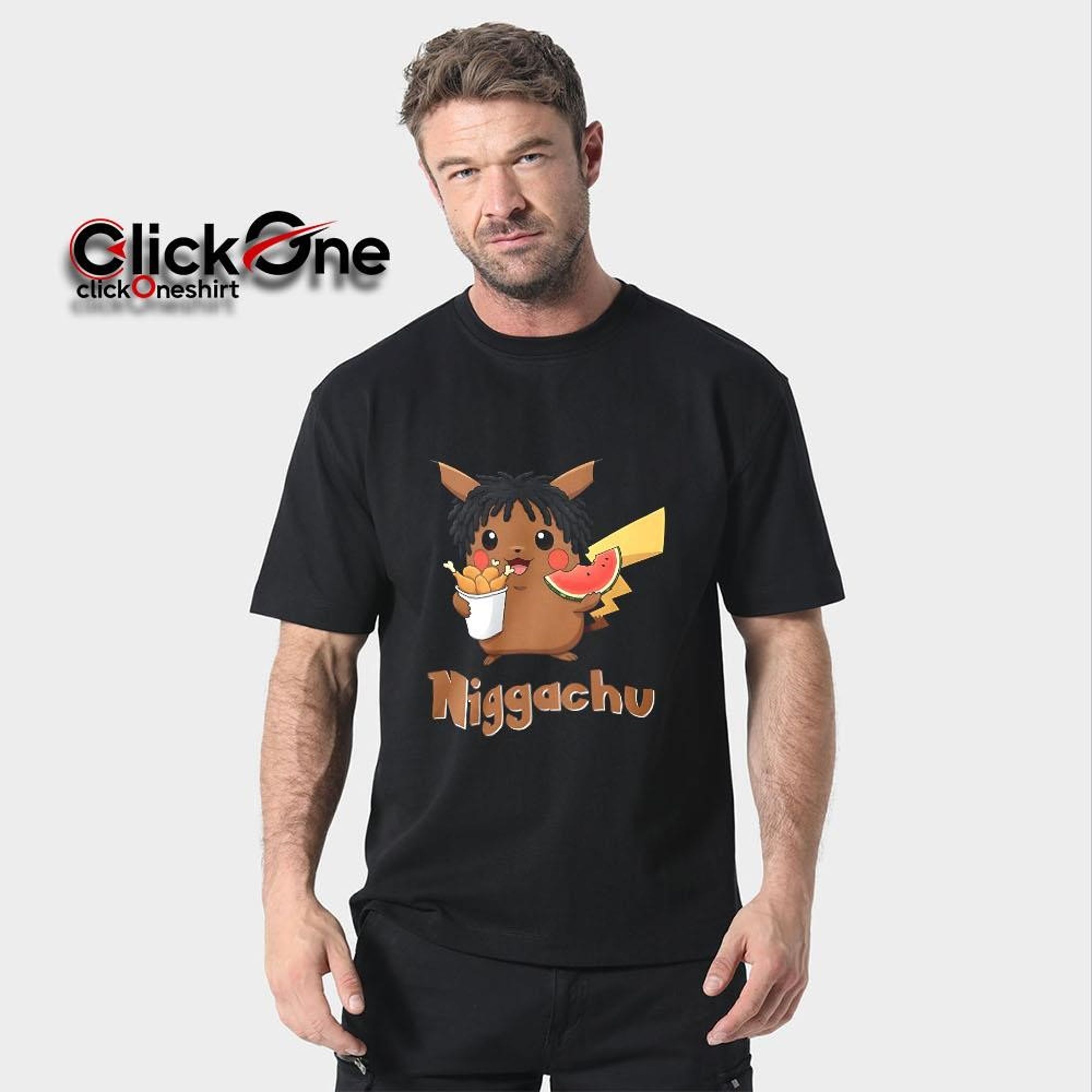 Electric Mischief – Pokémon-Inspired Graphic Tee-1