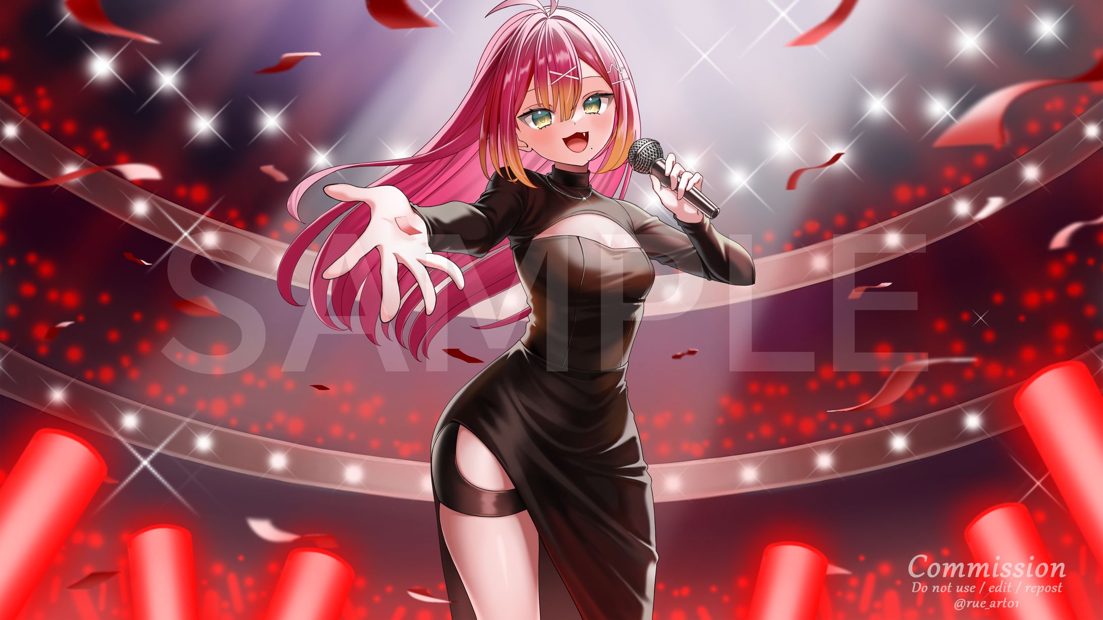 【Work】海外Vtuber Piper様 MVイラスト-1