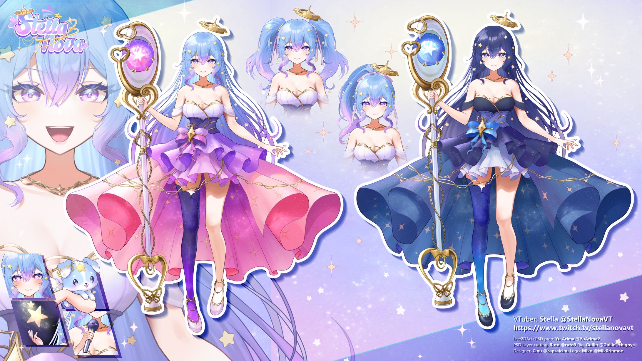 ご依頼:Live2D Art VTuber Stella 2.0 Model-1