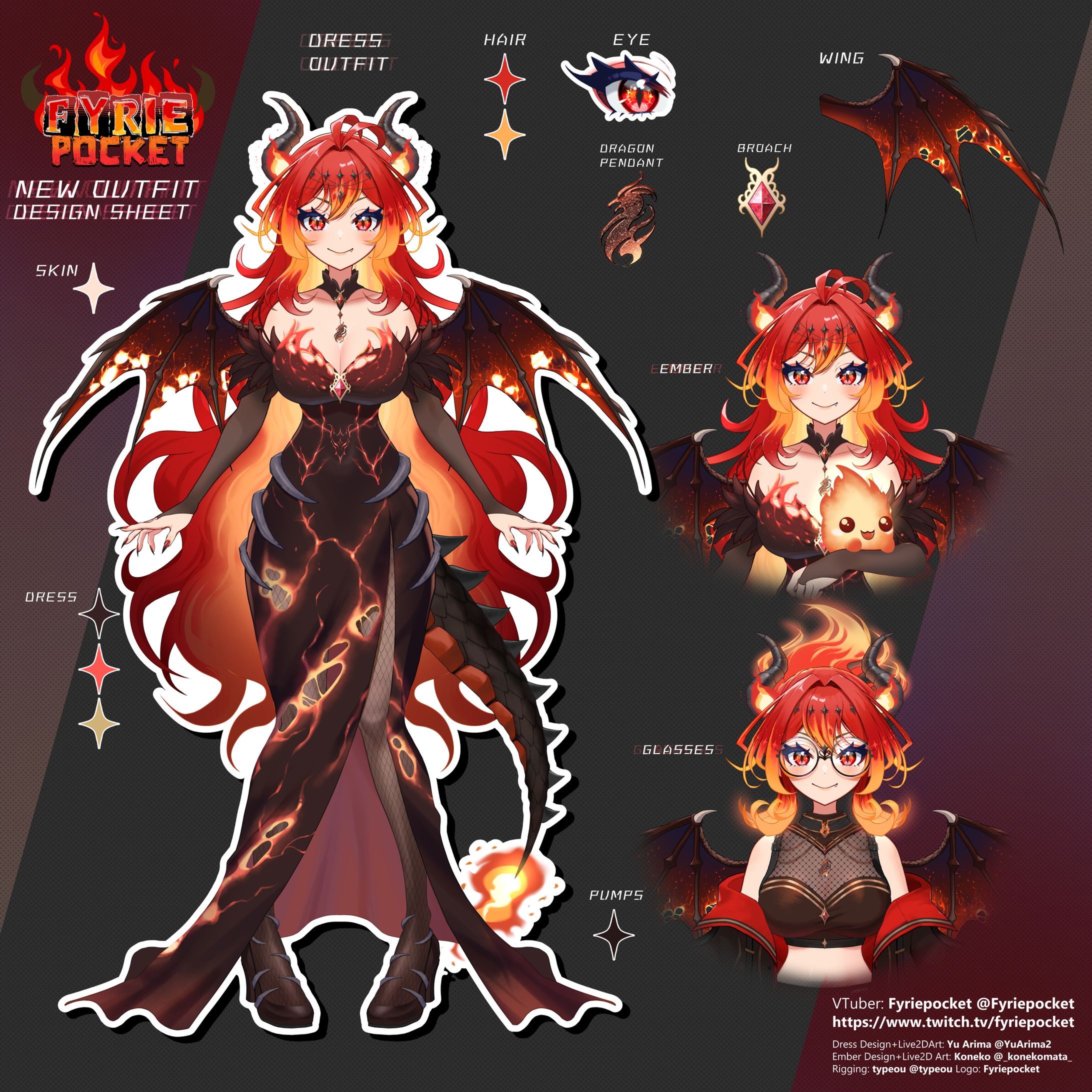 ご依頼: Fyriepocket's New Outfit Design 新衣装デザイン-1