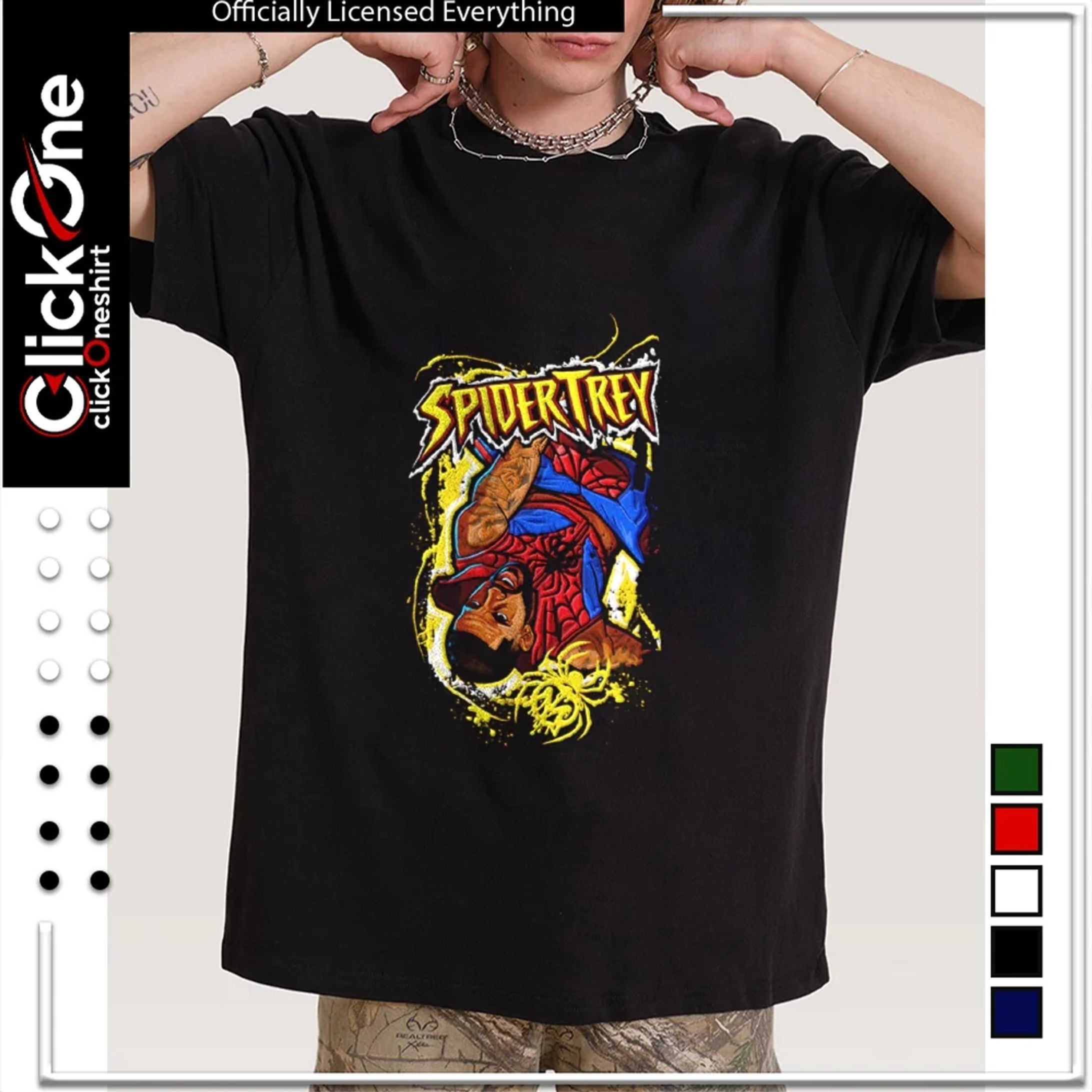 Spider Trey – Basketball Hero Streetwear Tee-1