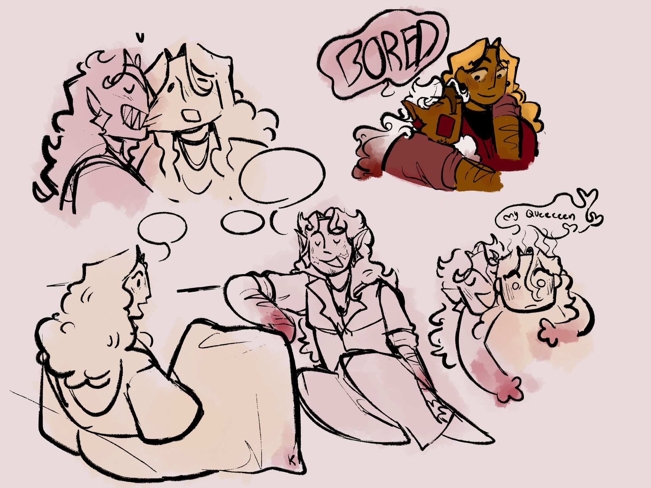 King Expression Sketches-1
