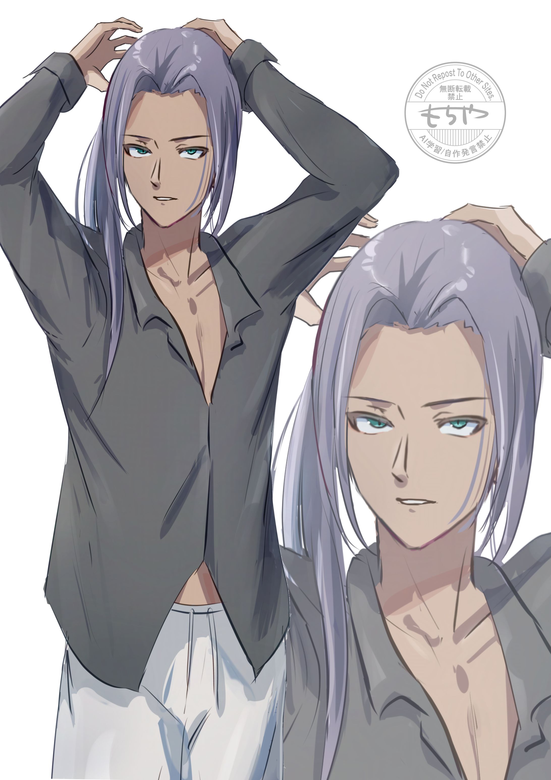 【original】cool male character-halfbody-1
