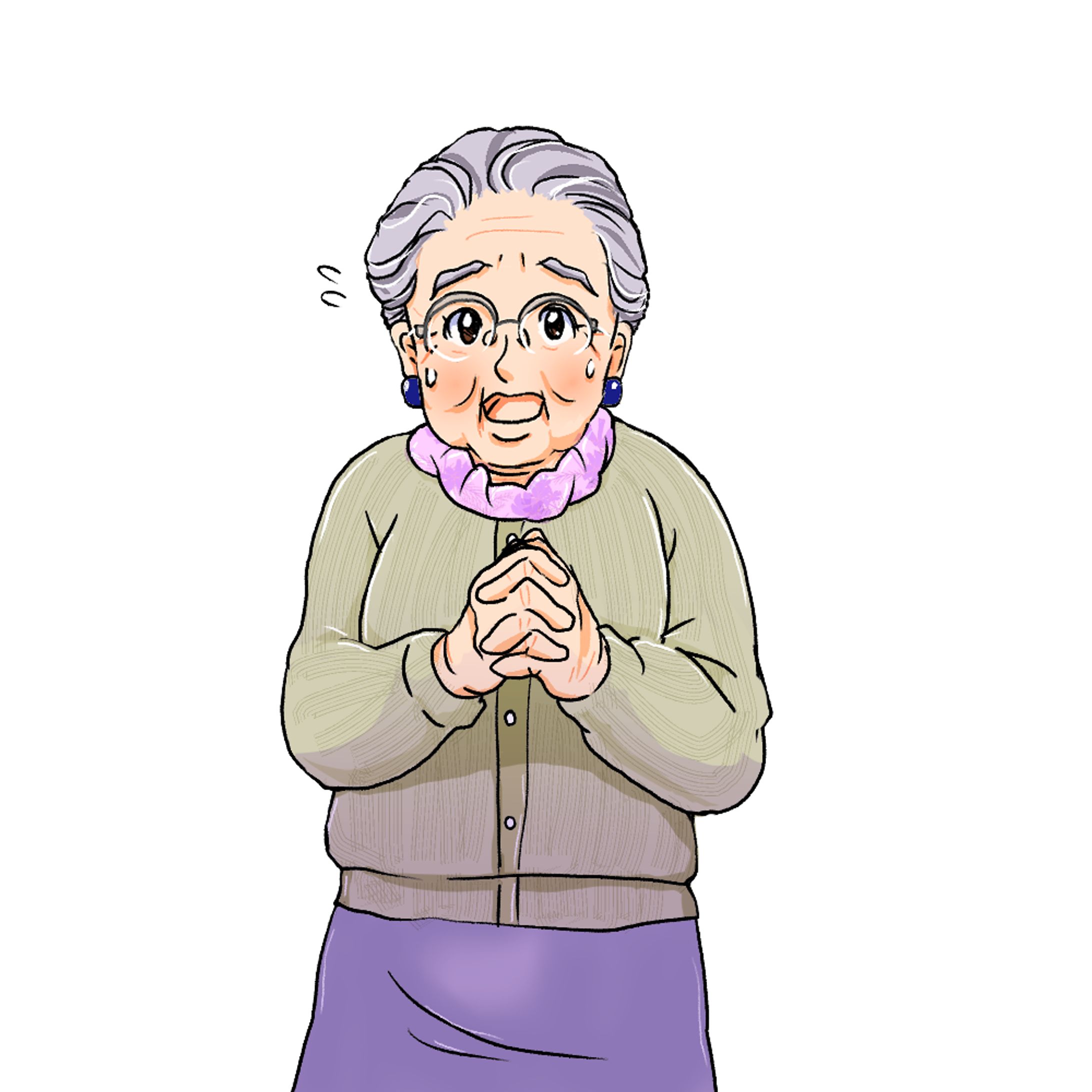人物立ち絵サンプル（中年・壮年）-1