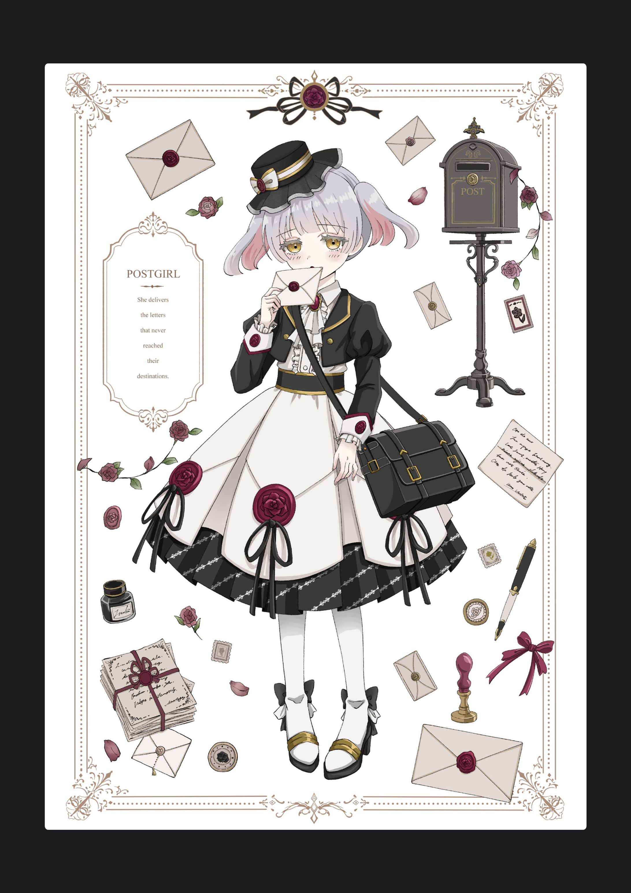 郵便屋の少女-1