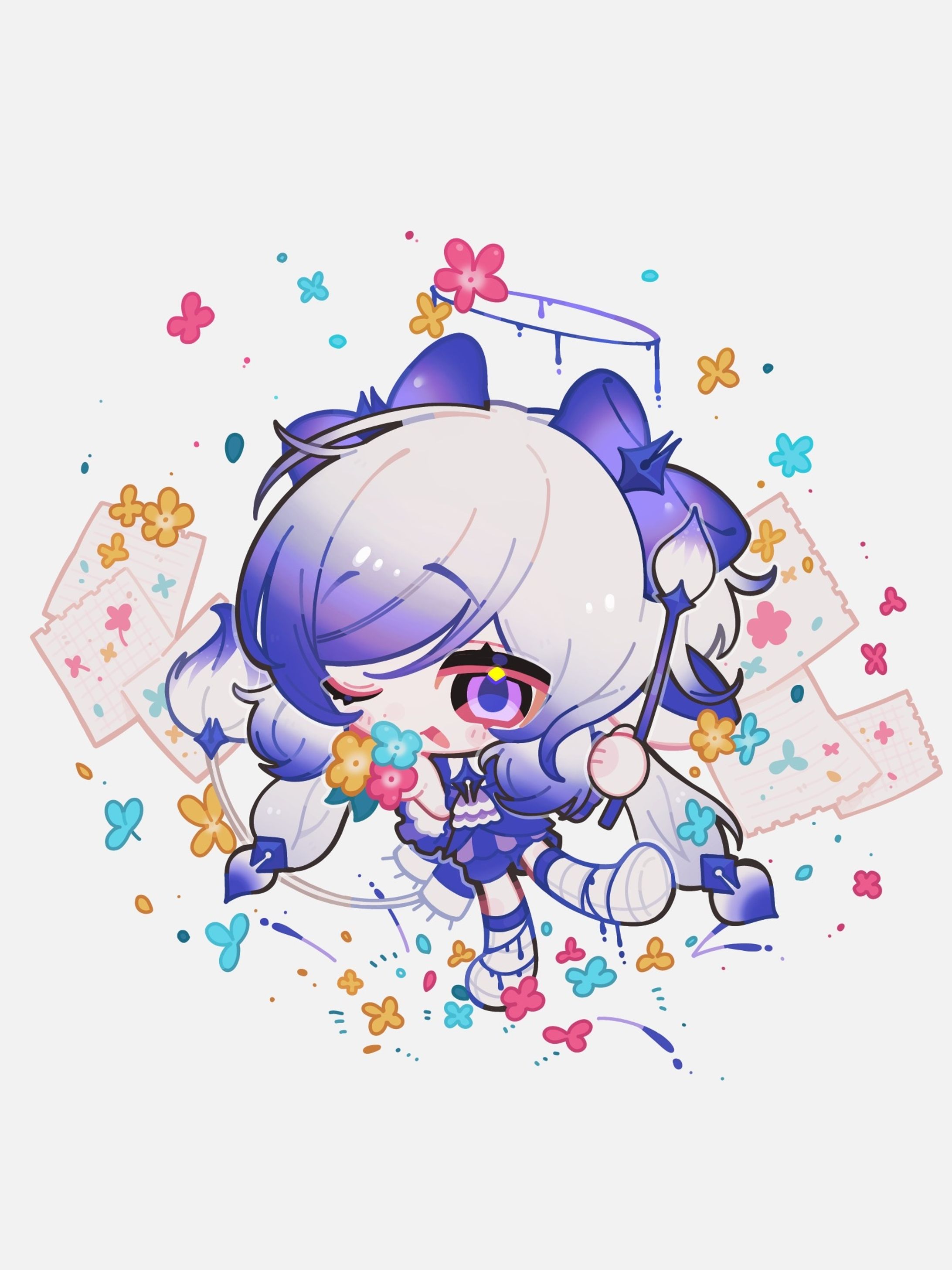 【Works】【Gallery】【Skeb】SD / Chibi Illustration Collection-1