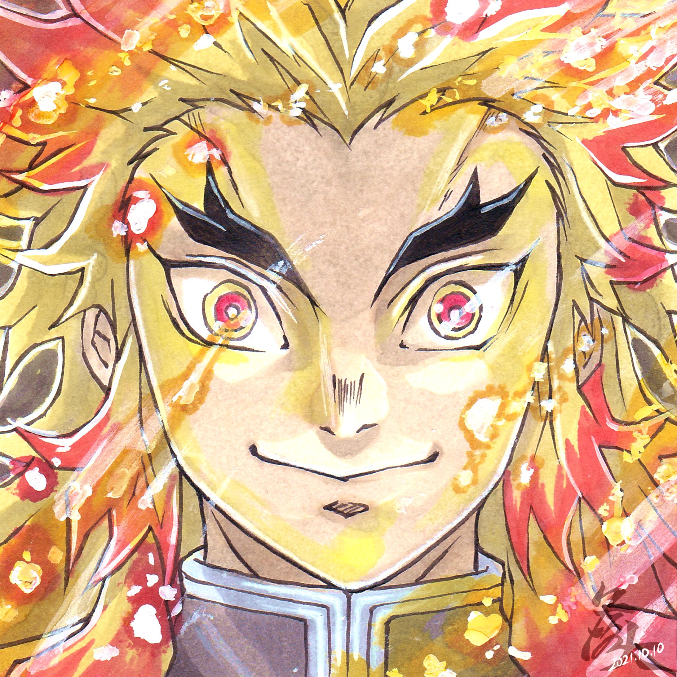  Demon slayer RENGOKU AKAZA-1