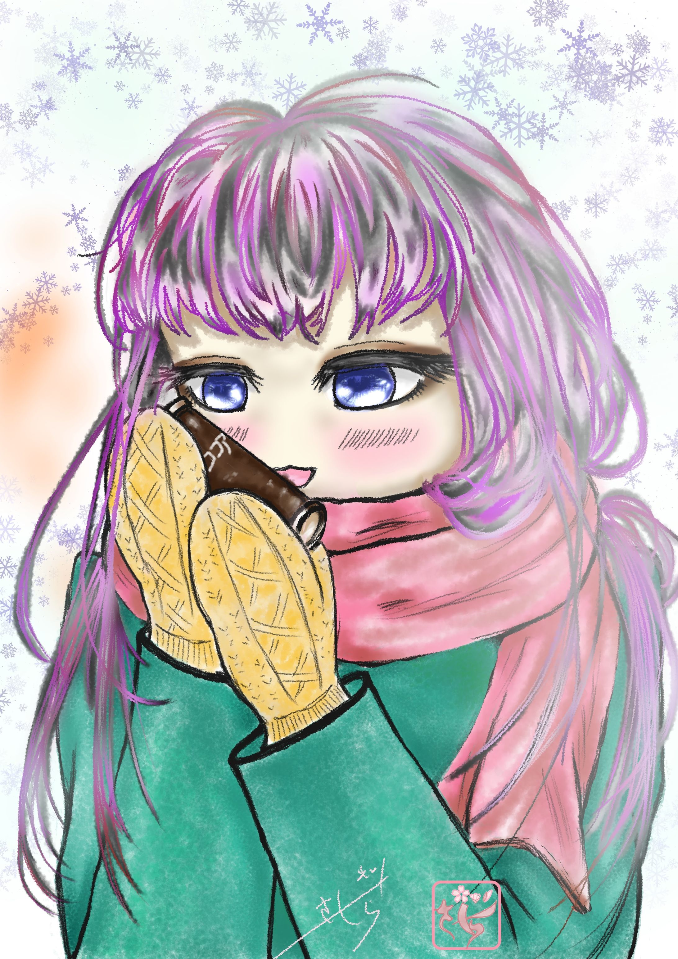 デジタルイラストsample画像㉓-1