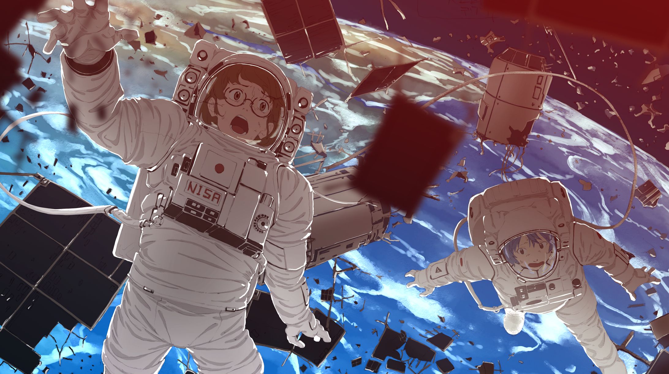 宇宙船外作業事故-1