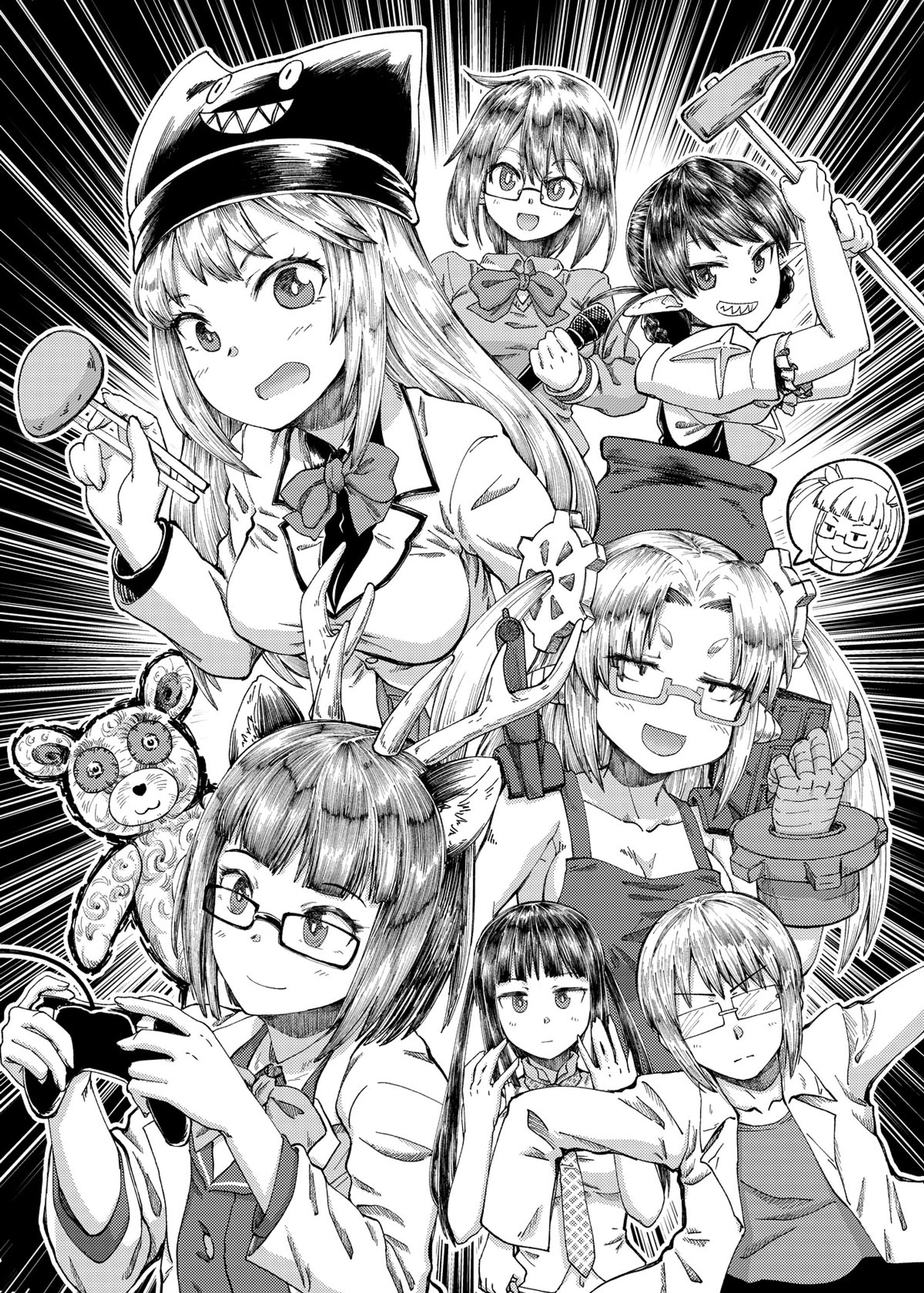 モノクロイラスト-1