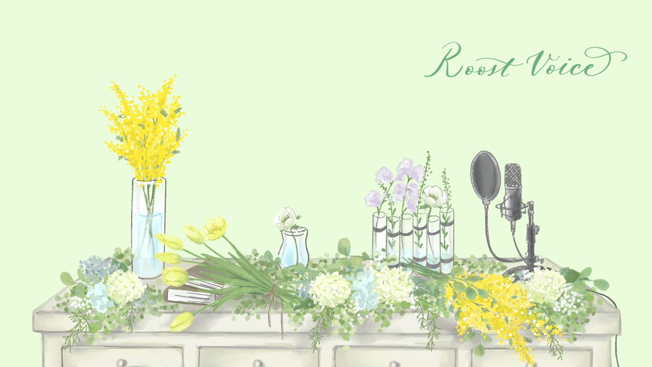 ＜オーダー＞zoom背景イラスト-1