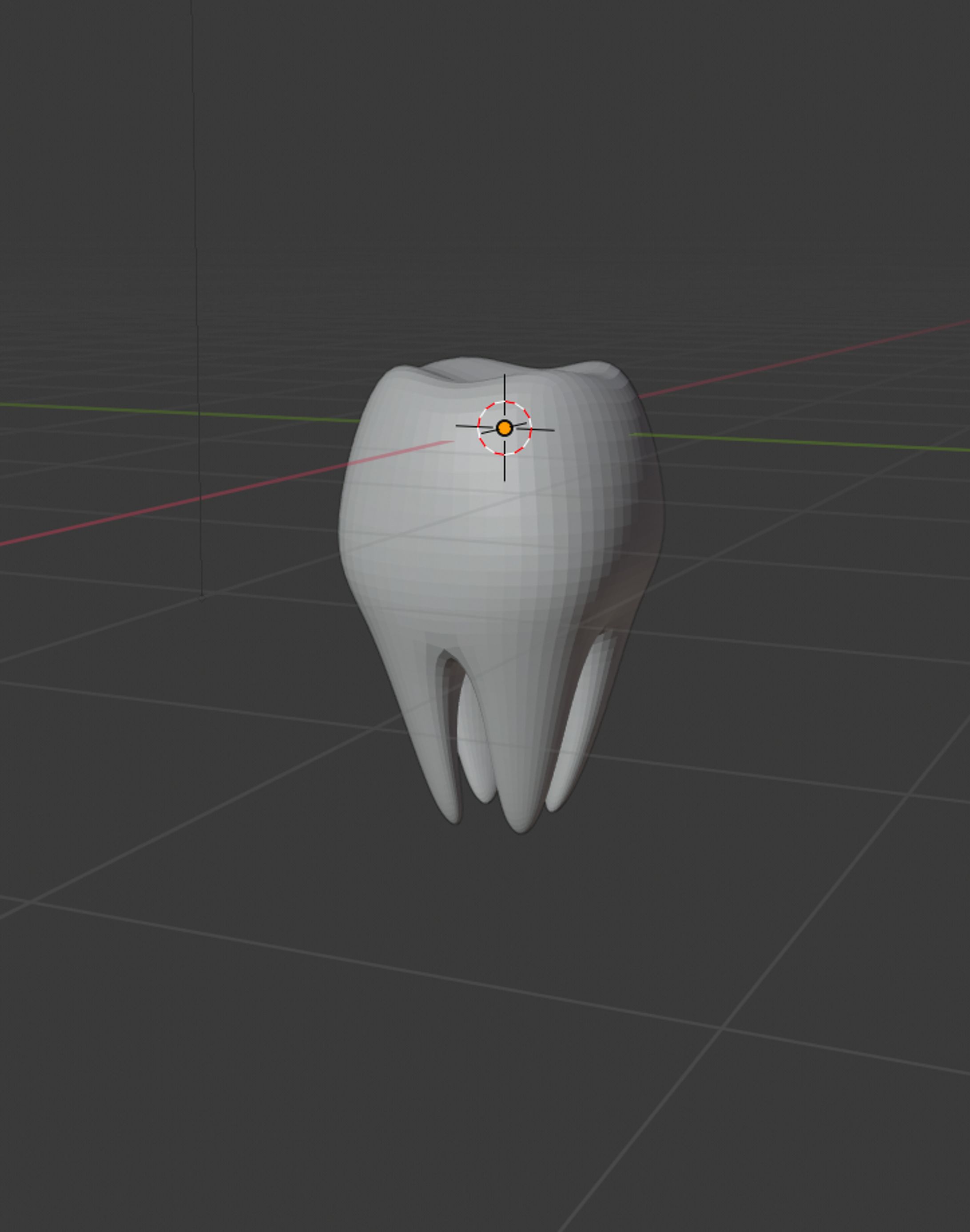 　3DCG　歯のモデリング-1