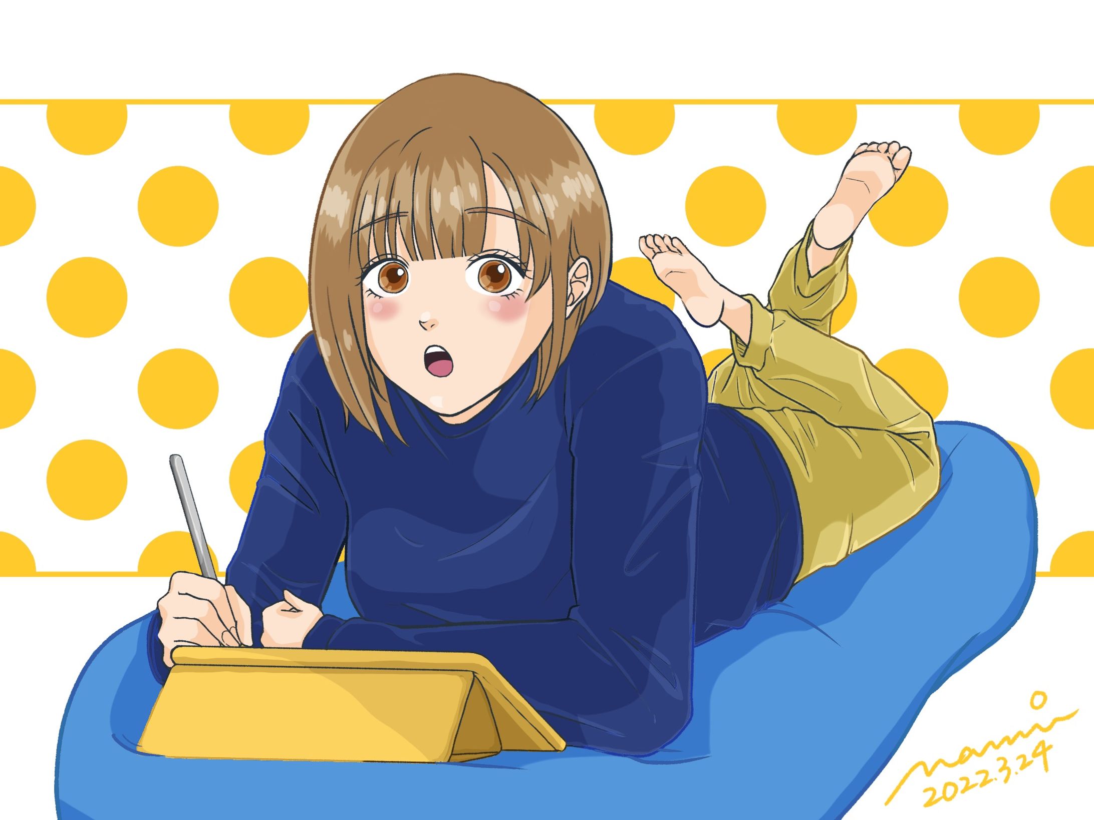 女性イラスト①-1