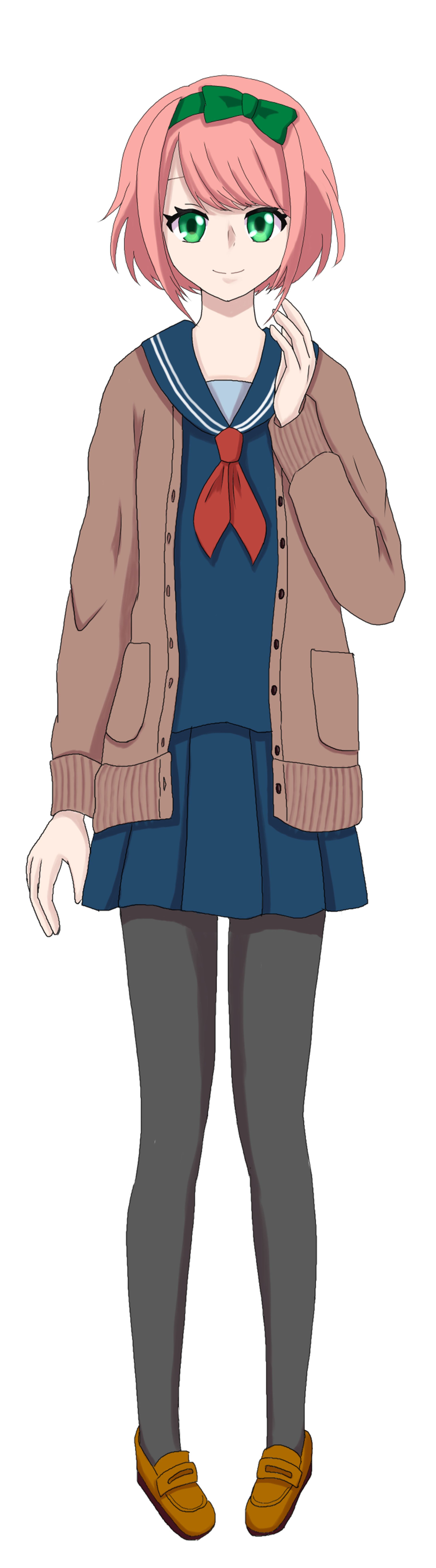 女子高生　立ち絵-1