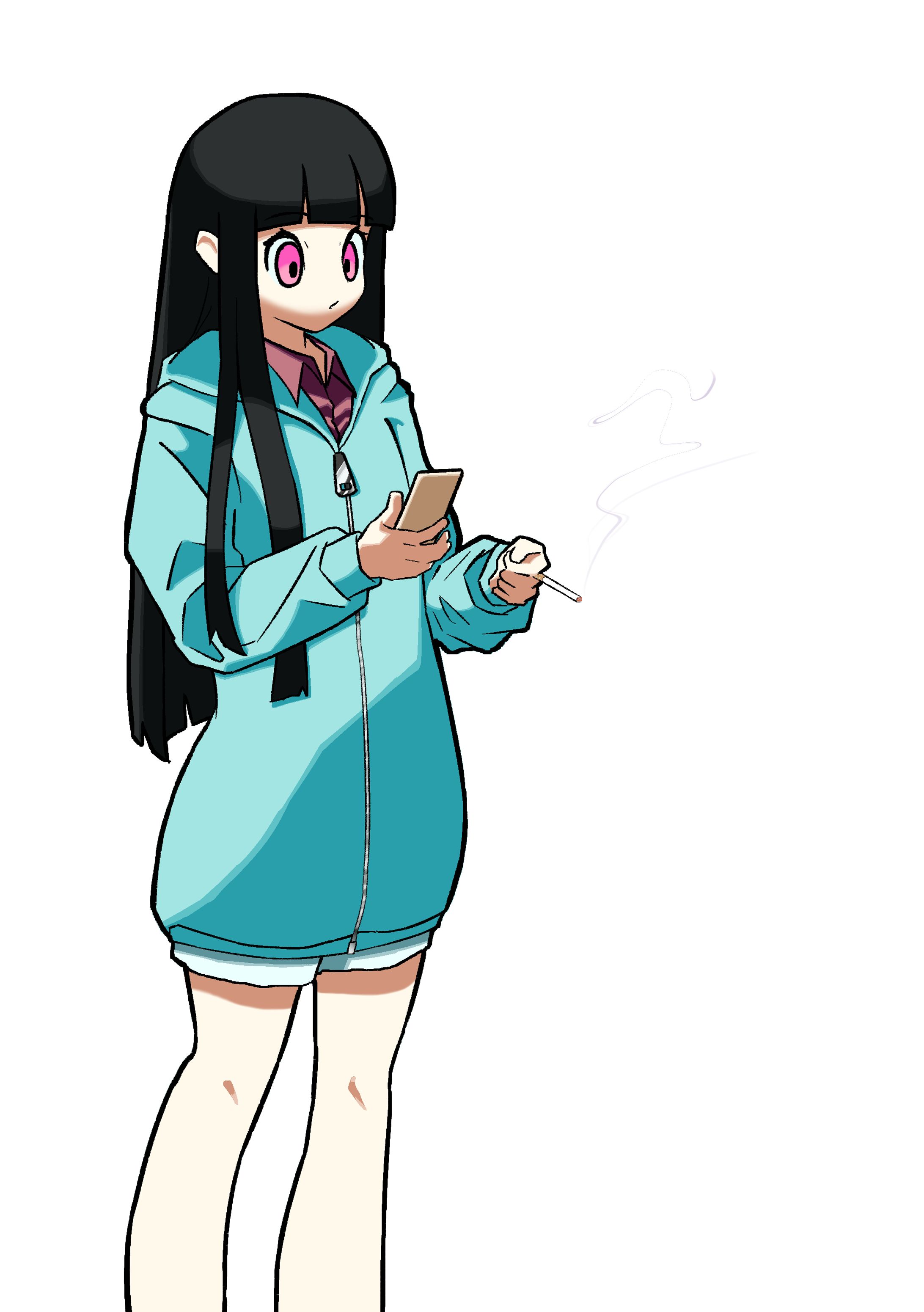 喫煙女子-1