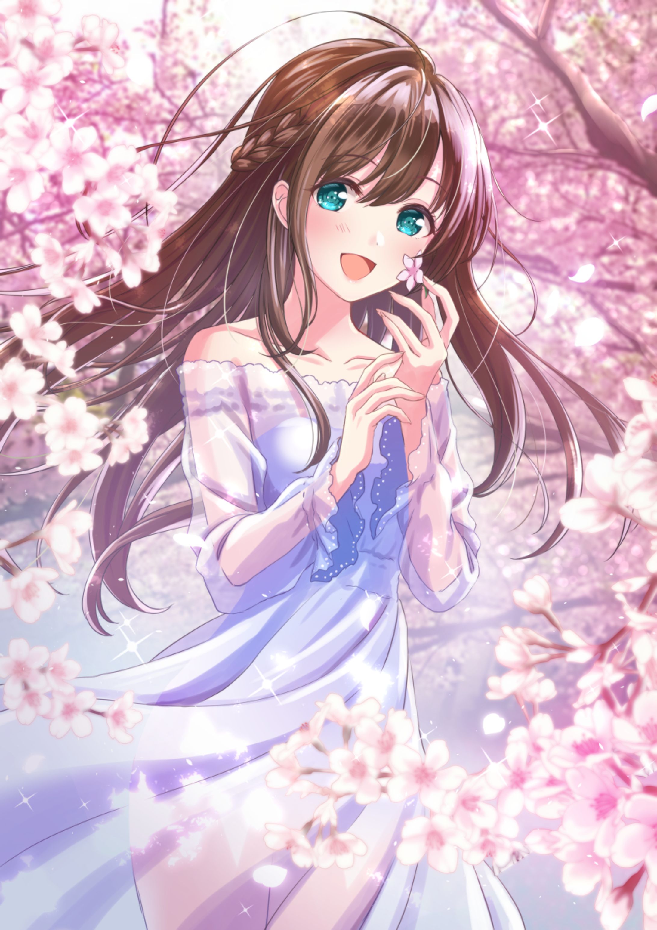 君と桜デート-1