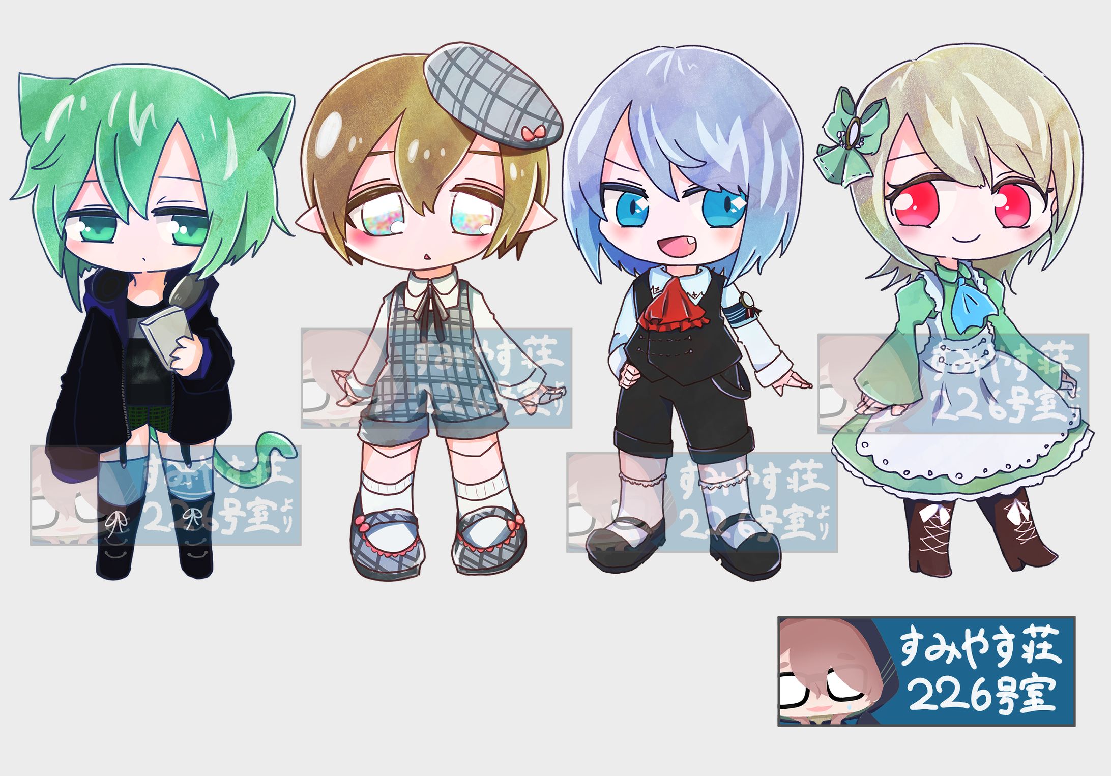 創作キャラSD絵-1
