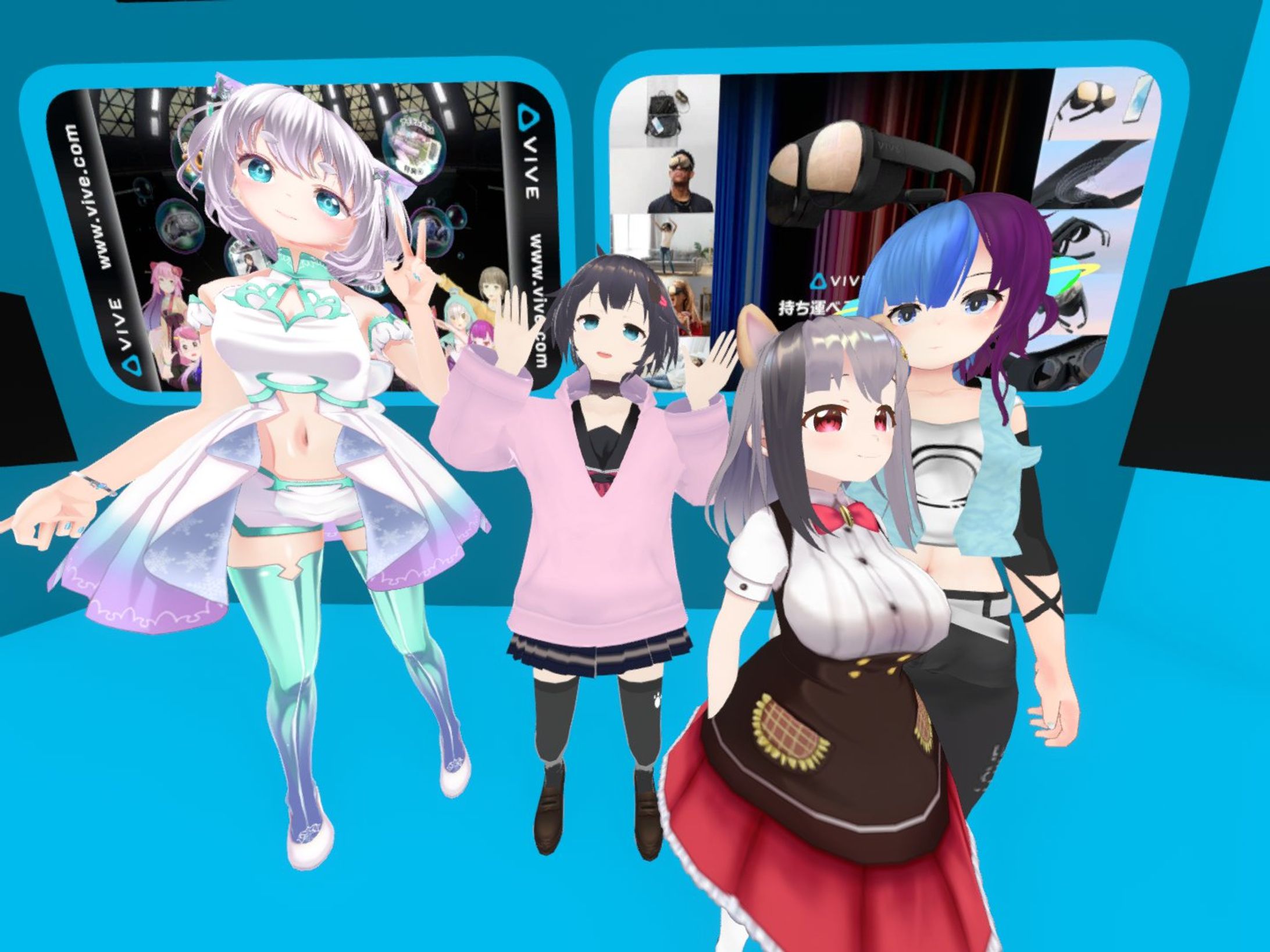 ClusterGAMEJAM 2022 in SPRINGにて、VIVE社アバターワーク-1