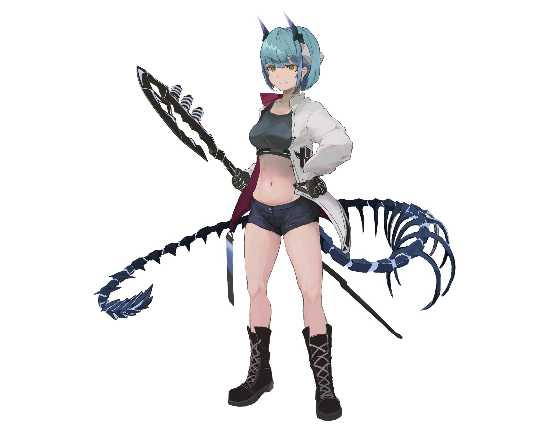 SFゲームキャラ風イラスト-1