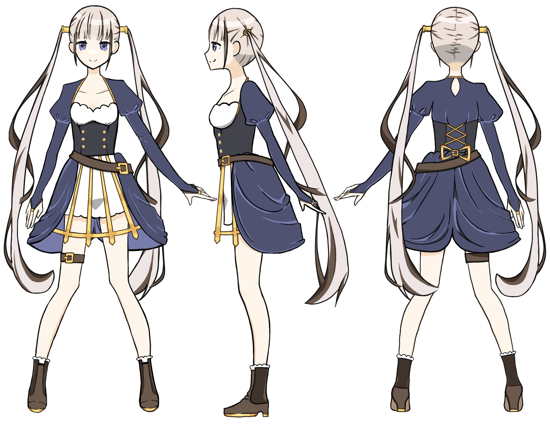【キャラクター３面図】-1