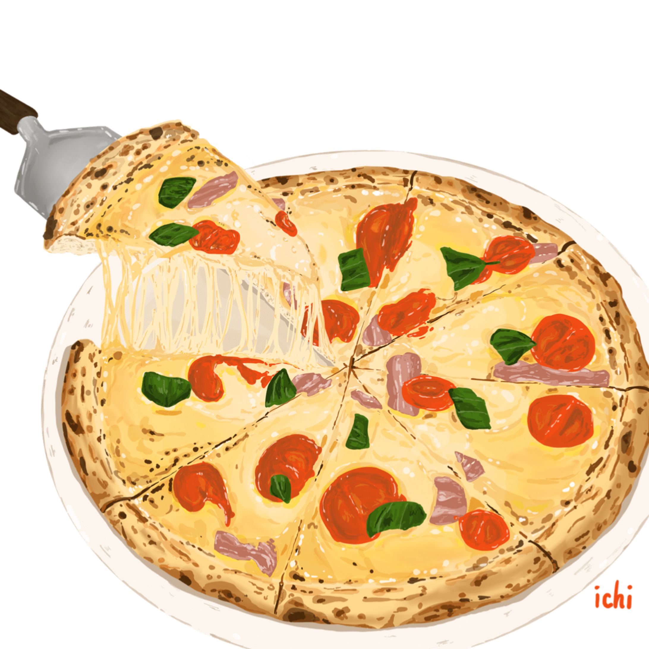 マルゲリータ　ピザ/ Margherita pizza-1