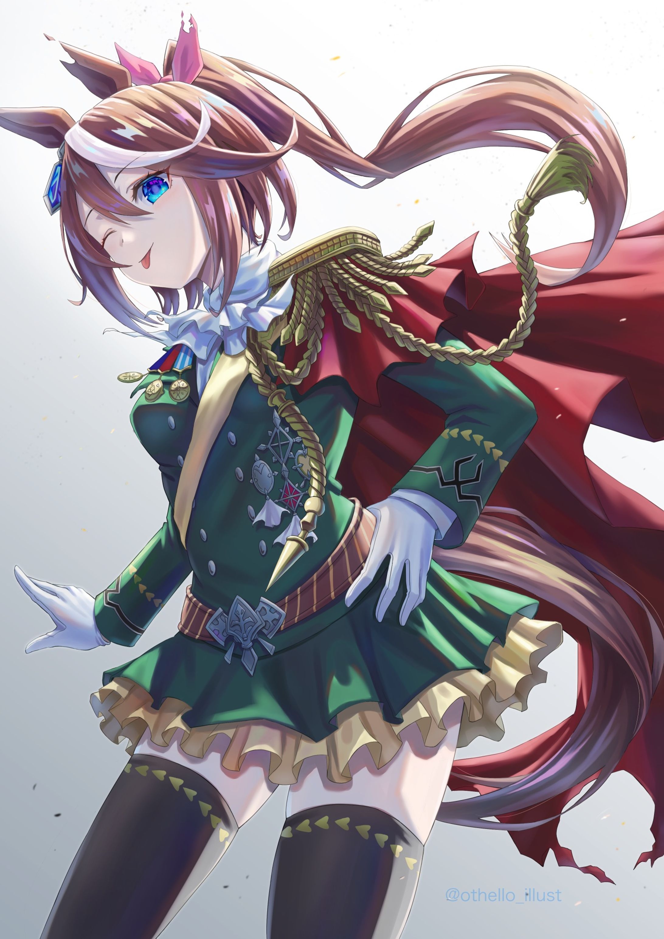 トウカイテイオー（シンボリルドルフ衣装）-1