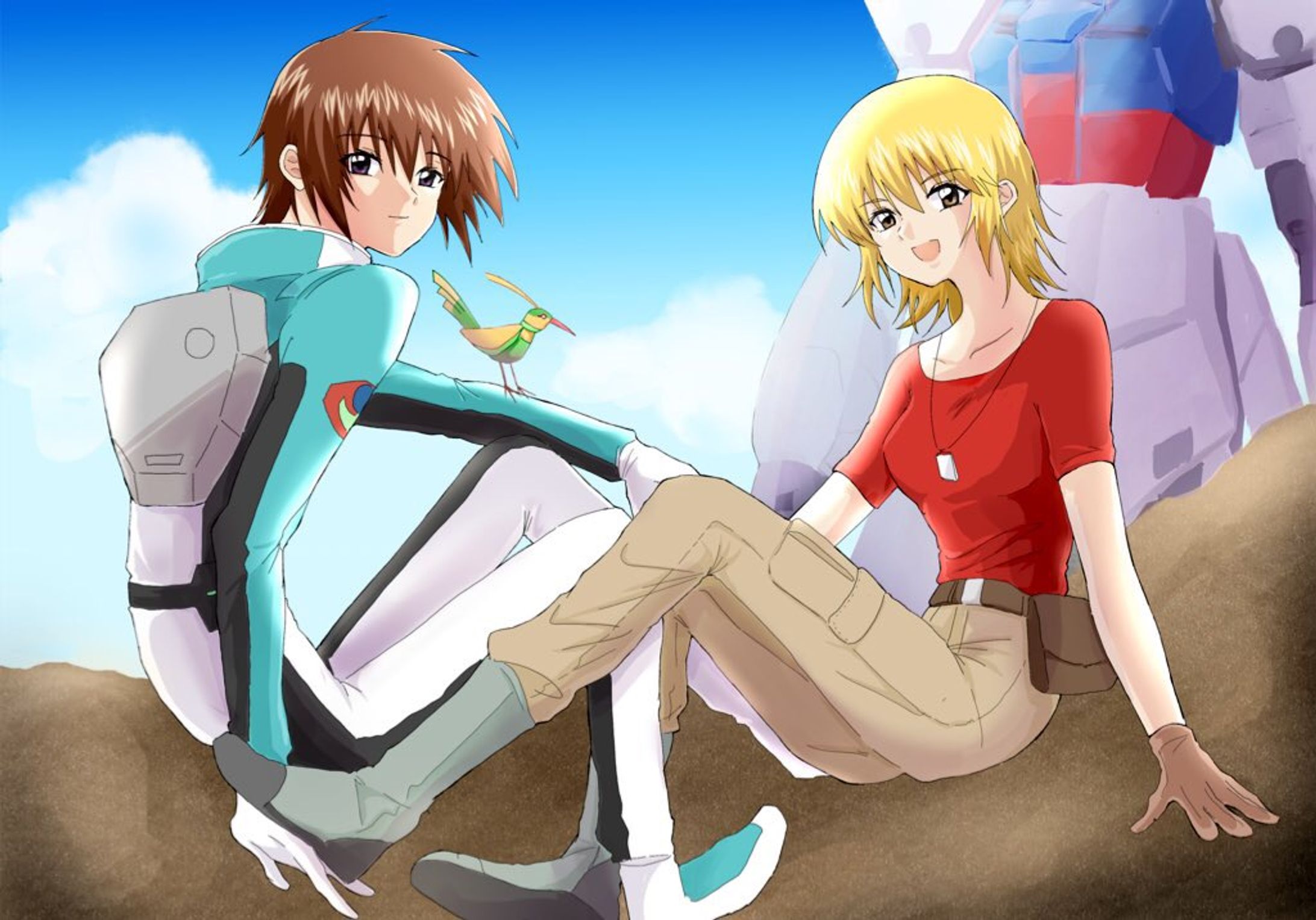 キラ＆カガリ(ガンダムSEED)-1