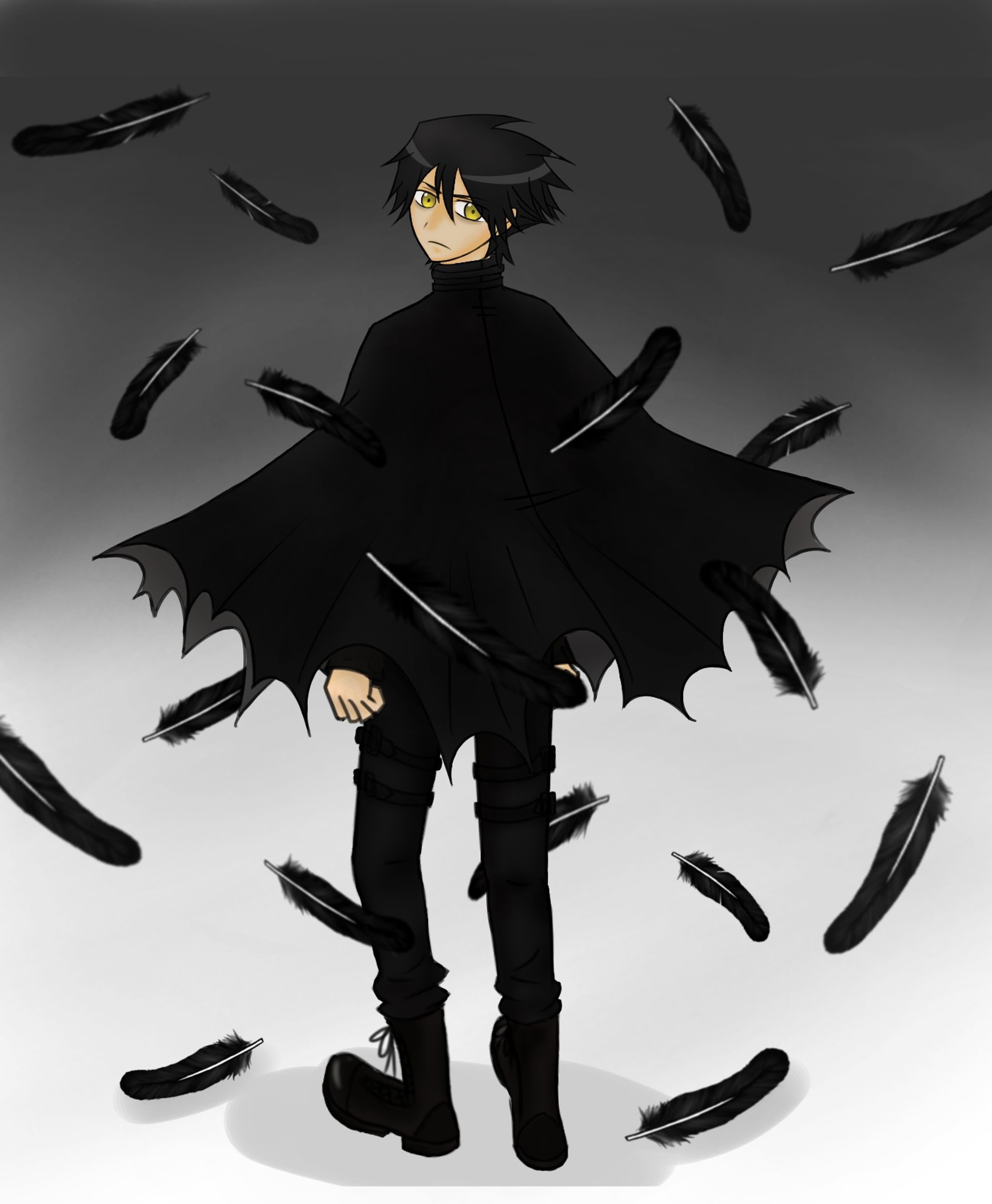 「烏のような黒い少年」-1