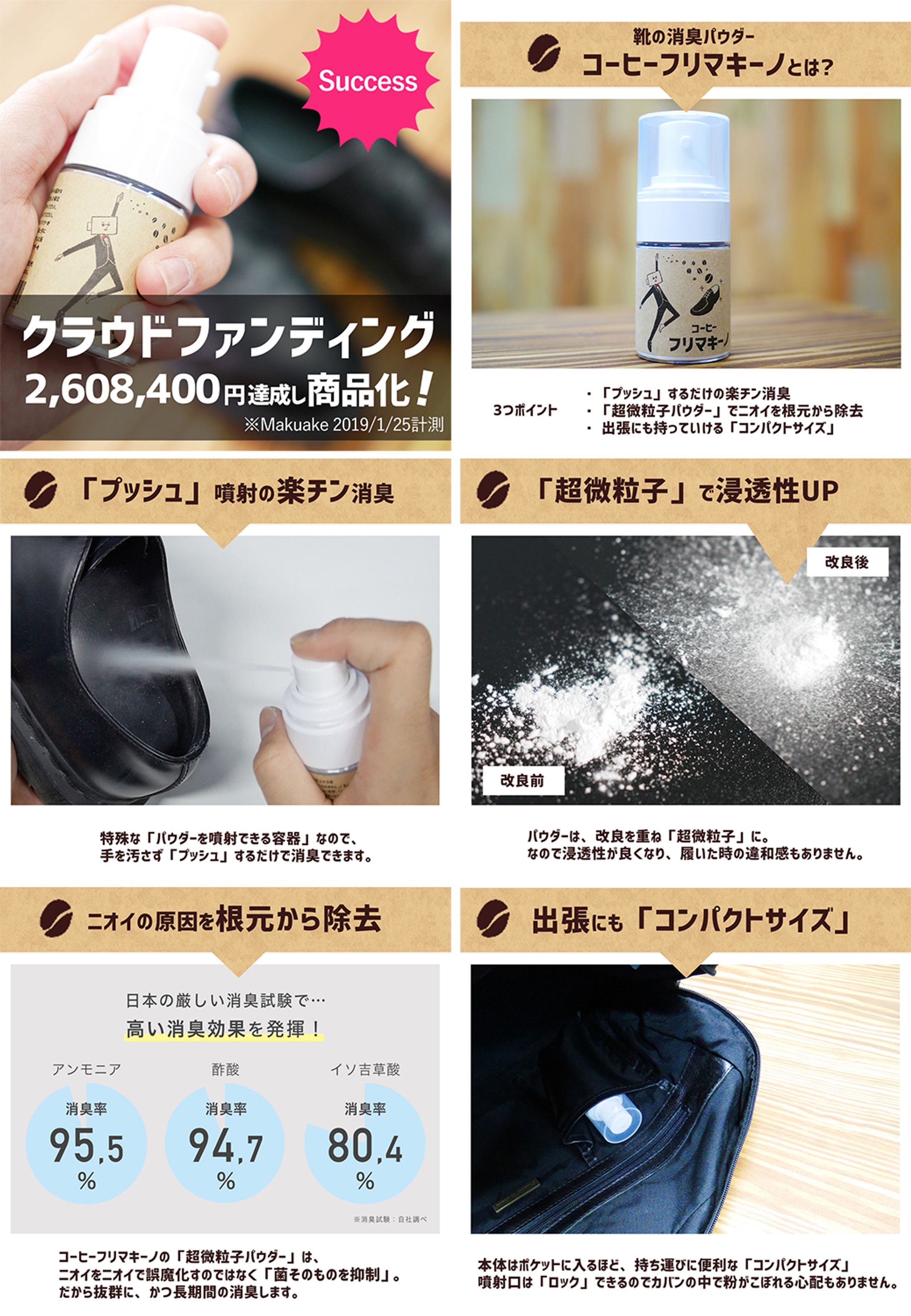 靴の消臭パウダー｜Amazonの商品ページデザイン-1