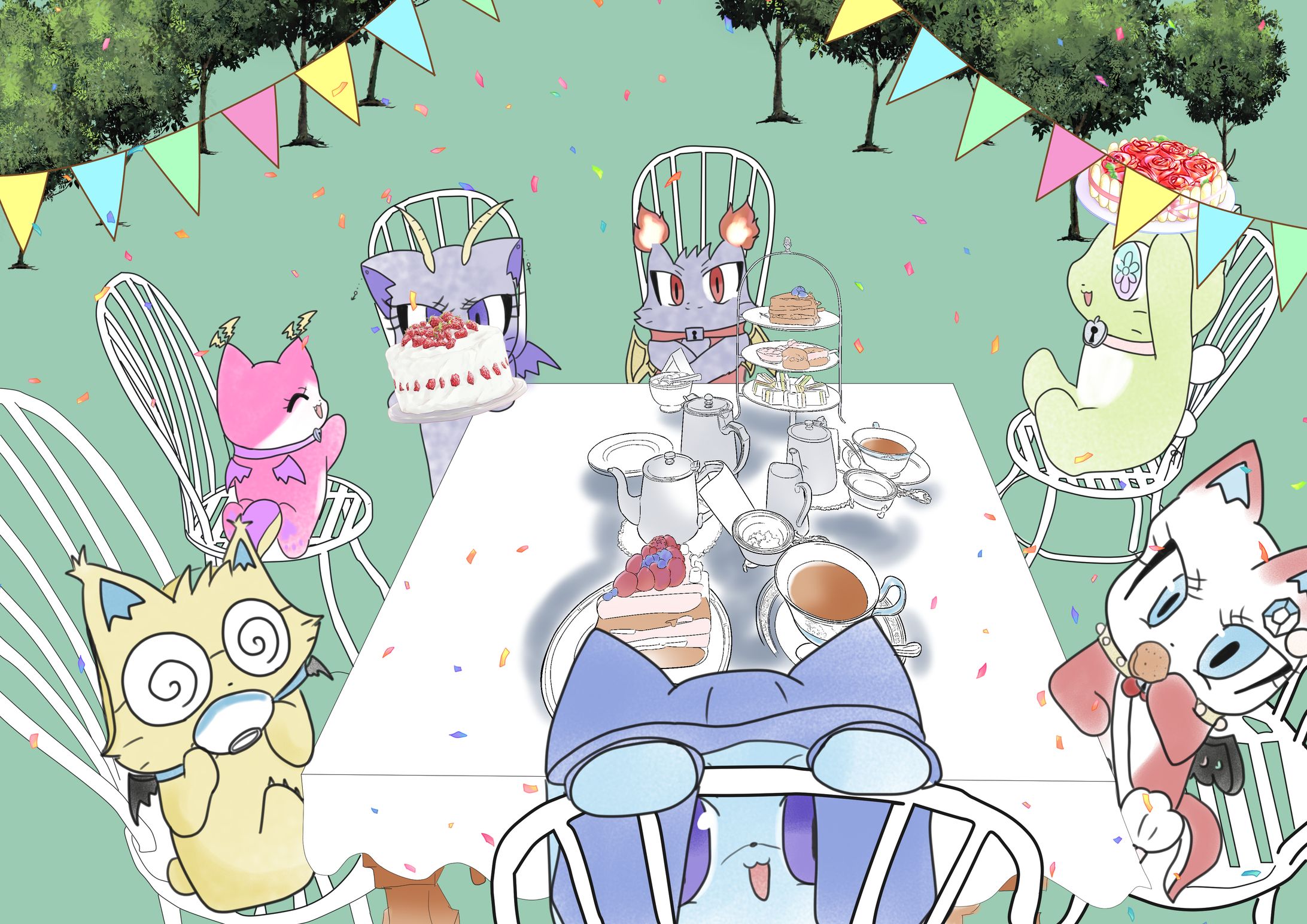 つみねこ2周年-1