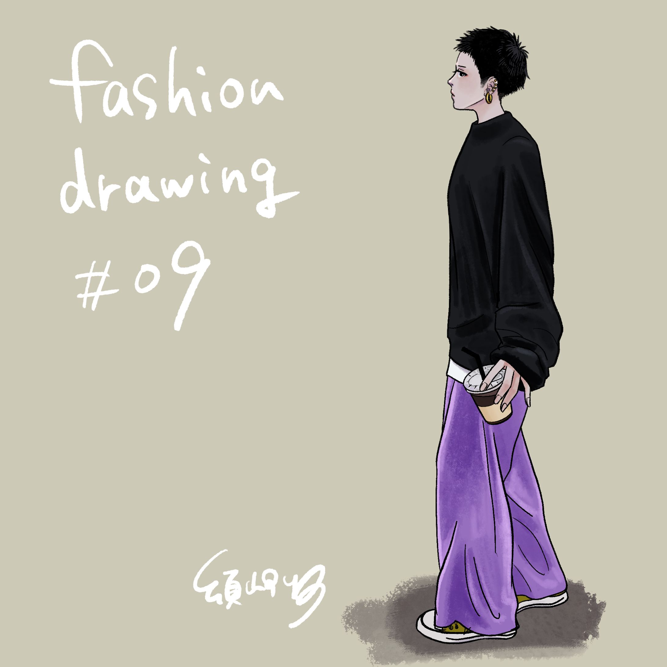 fashion drawing #09-1