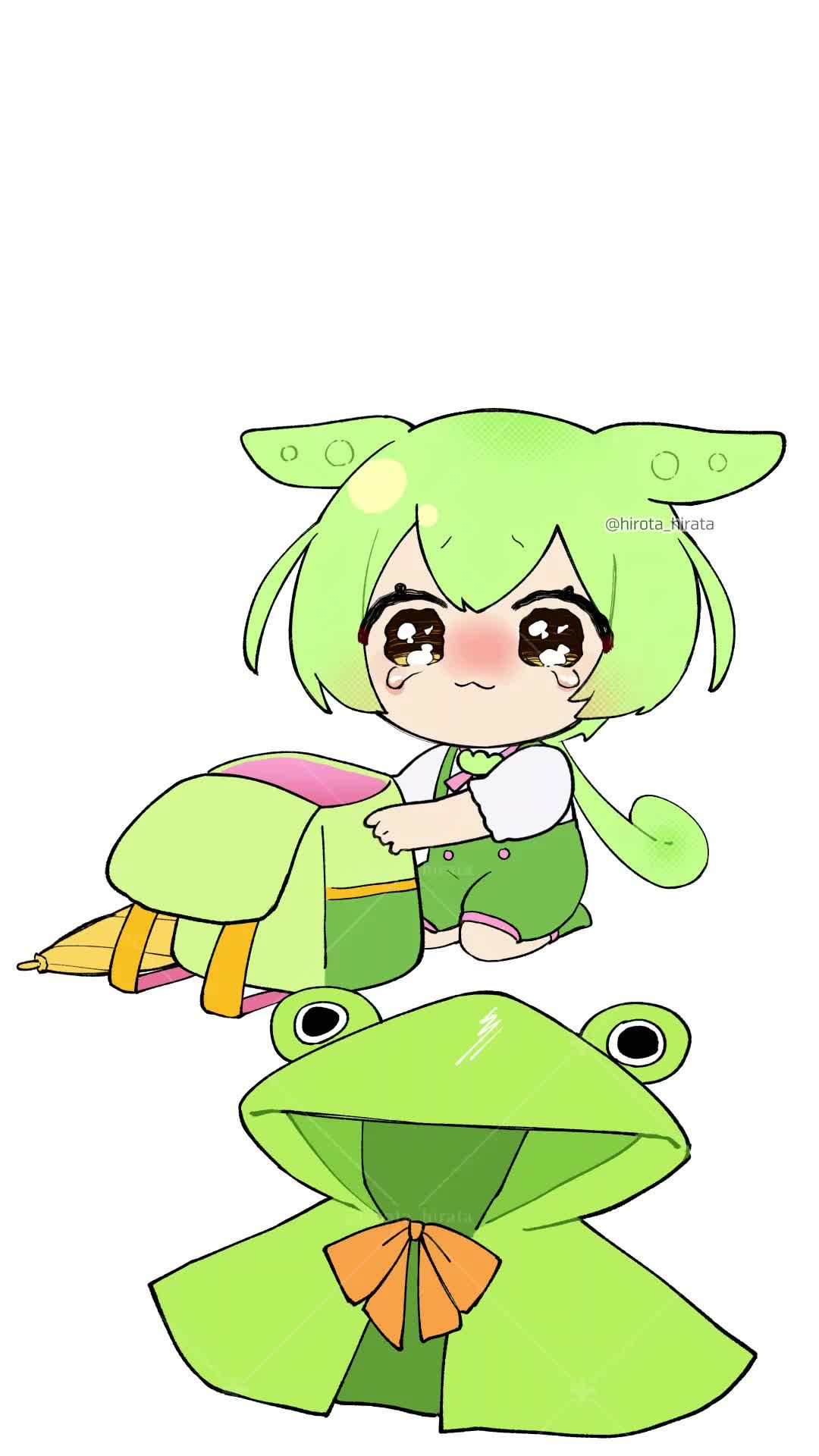 LINEスタンプ「お願い！てるてるちゃん」