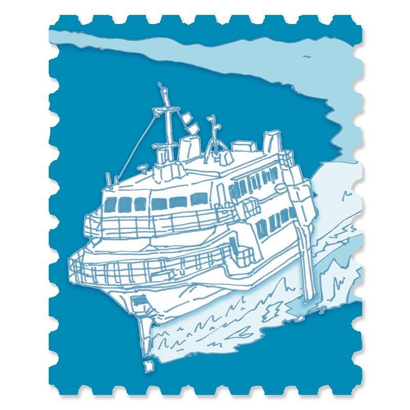 「東京宝島便」イラスト