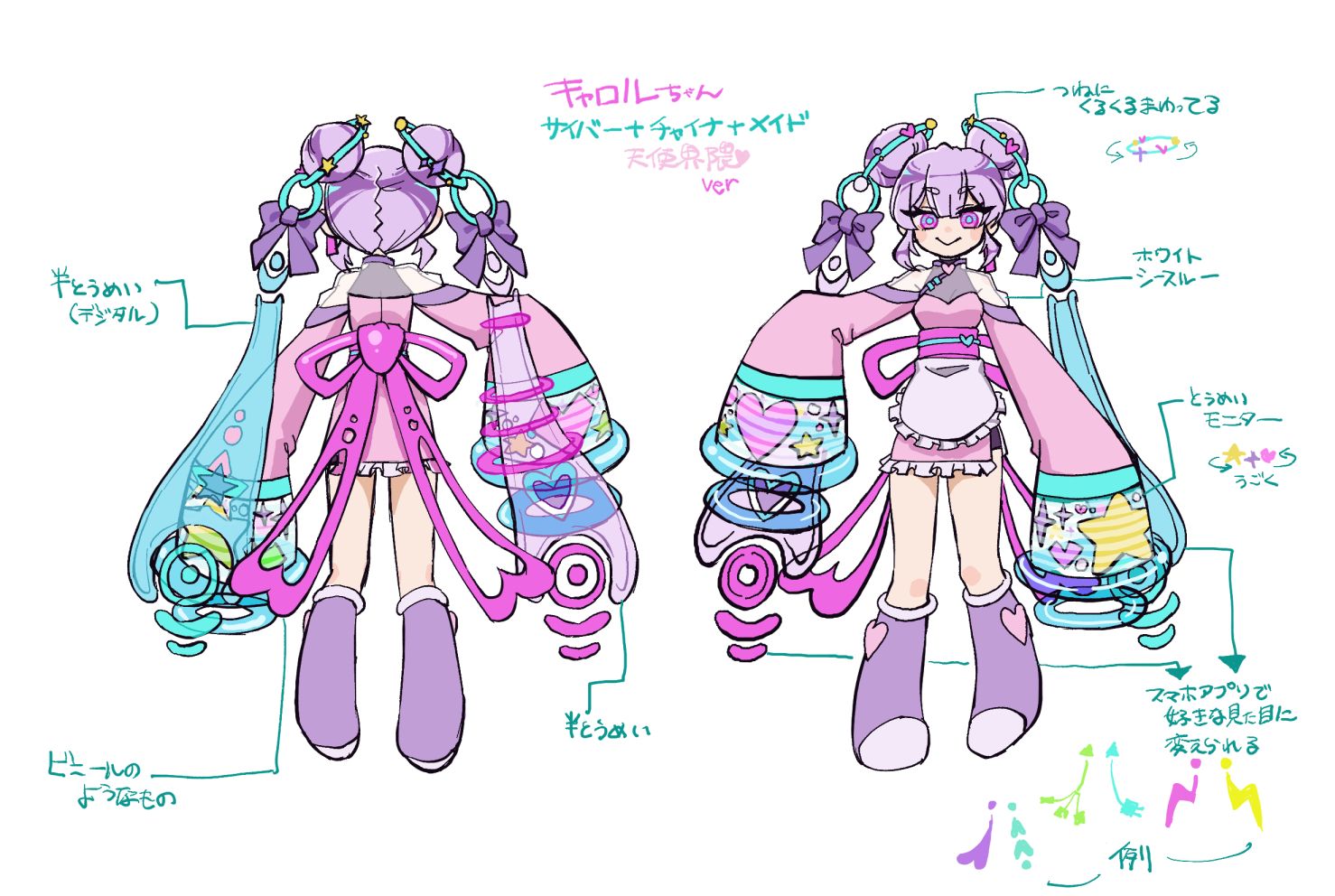 衣装デザイン(skeb)/キャロルちゃん
