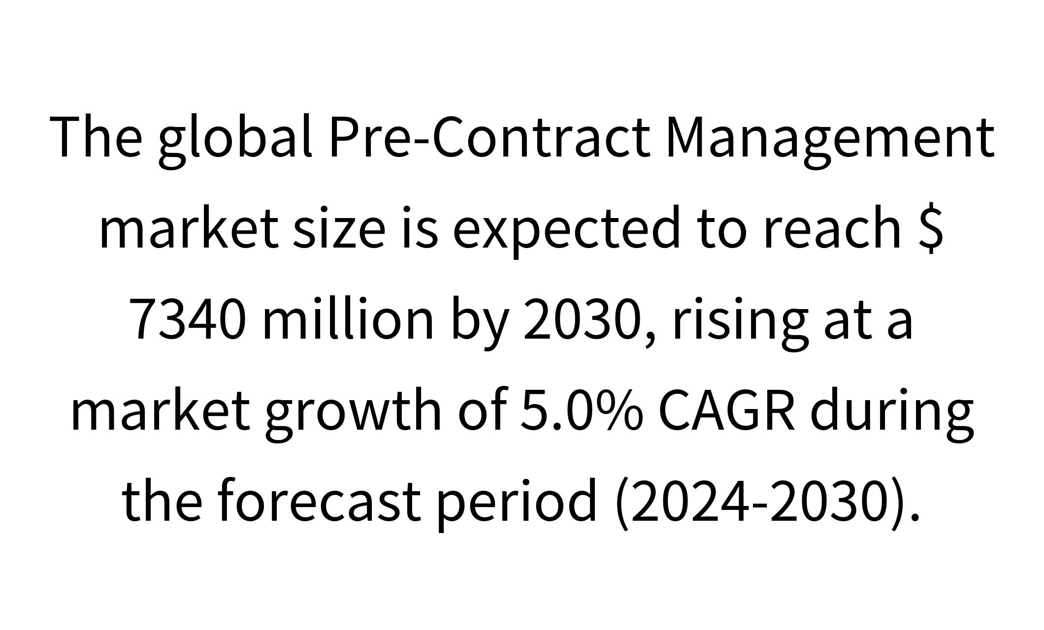 2024-2030: Pre-Contract Management Market Size And Forecast-1