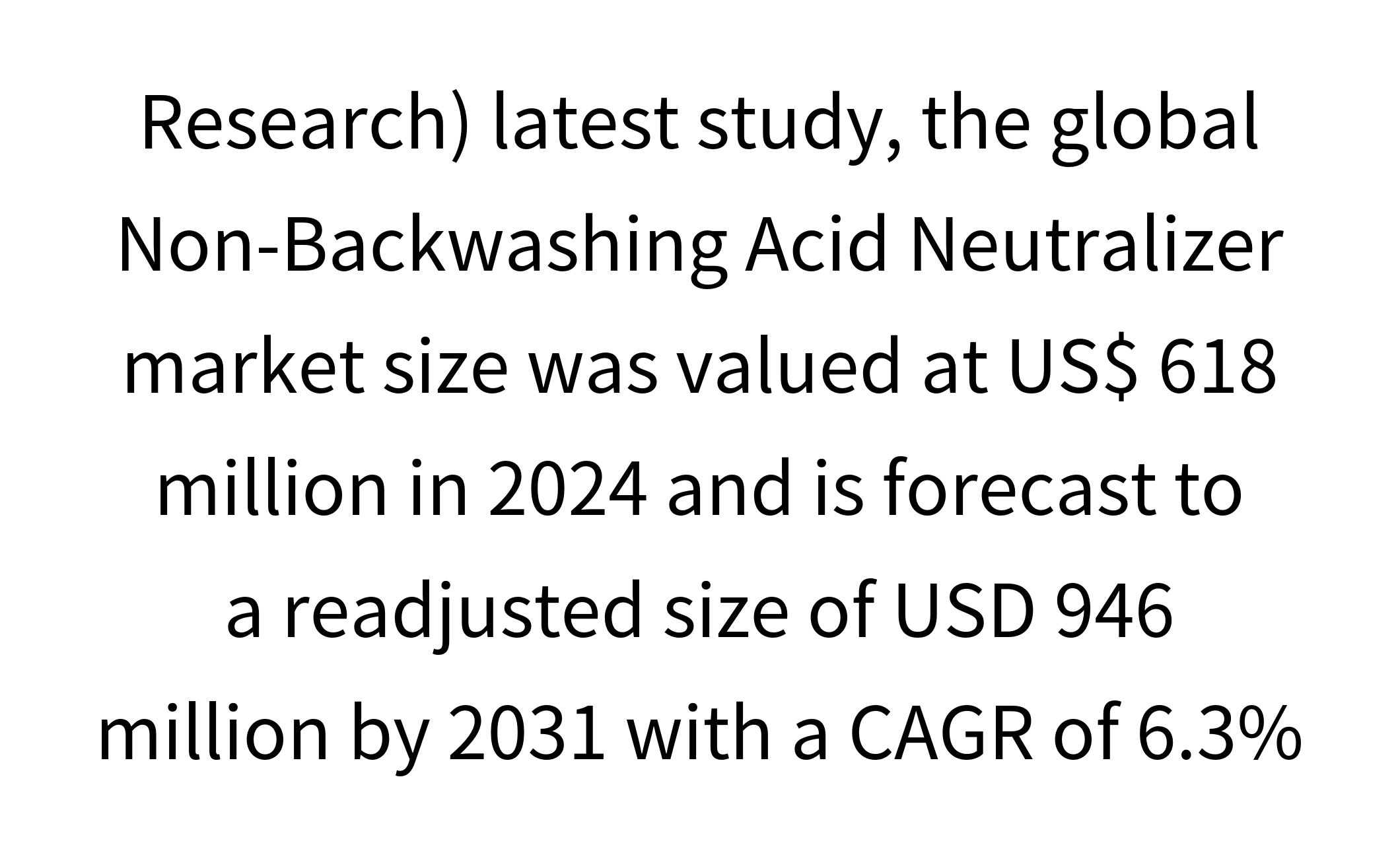 Non-Backwashing Acid Neutralizer Latest Industry Trends: Revenue, Price, Sales Analysis Report 2025-1